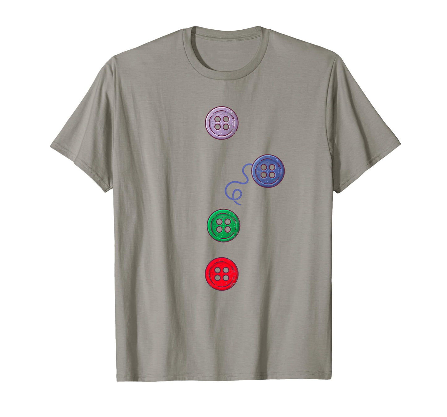 Four Groovy Buttons Blue Cat Funny Halloween Costume Kids T-Shirt