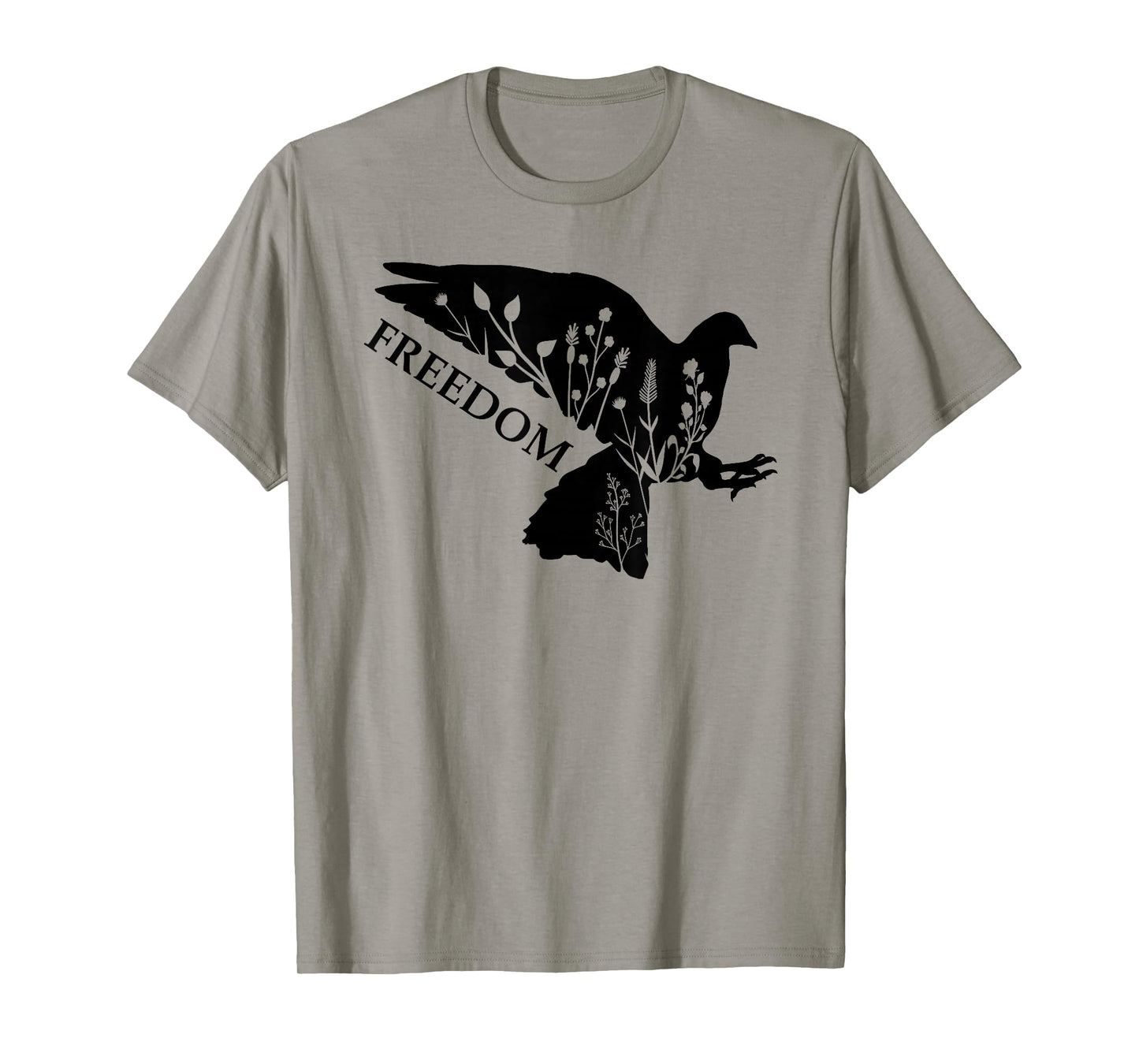 Peace and Freedom Sign That Says Freedom Dove Freedom Saying T-Shirt