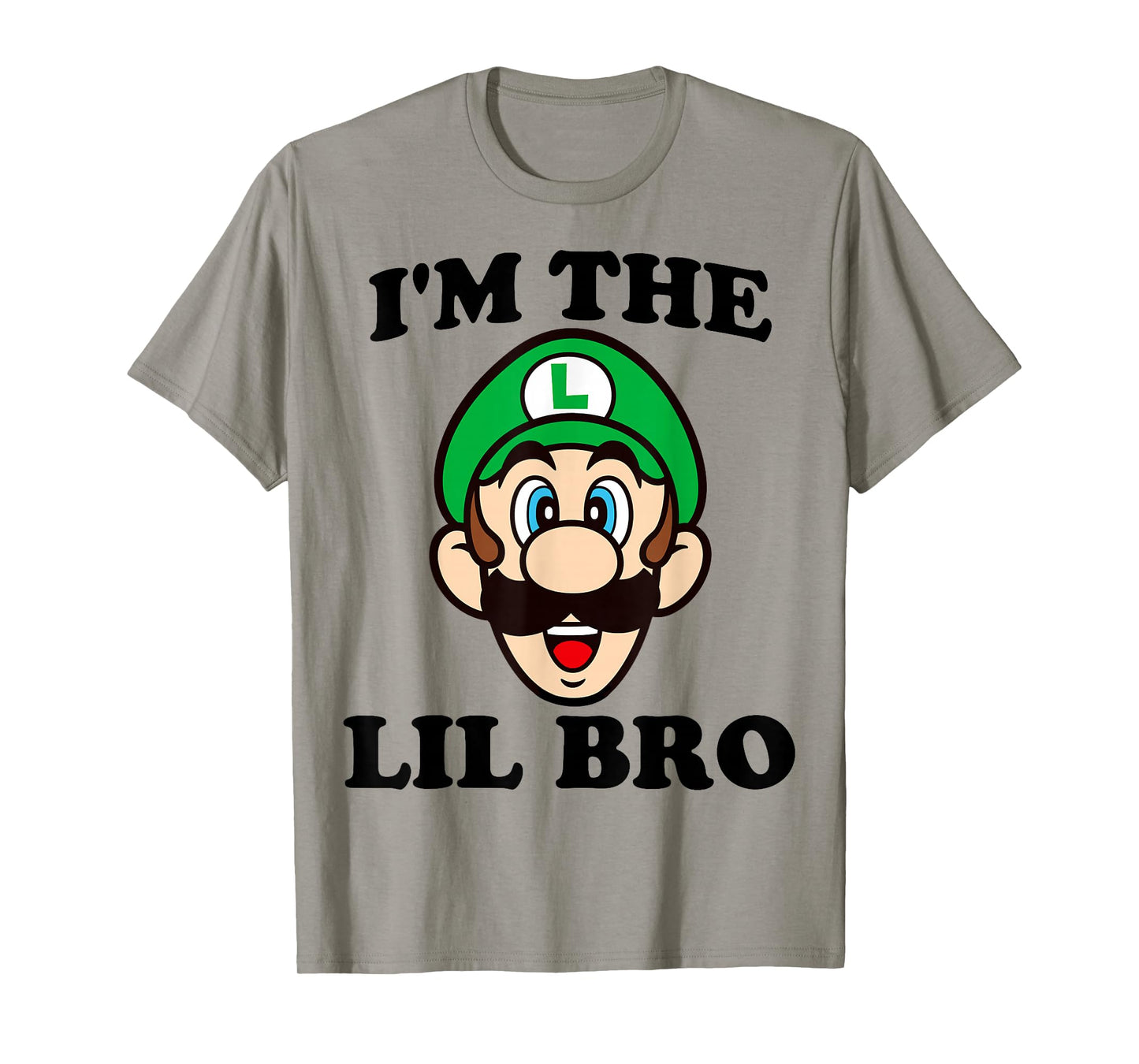 Super Mario Luigi I'm The Lil Bro Portrait T-Shirt