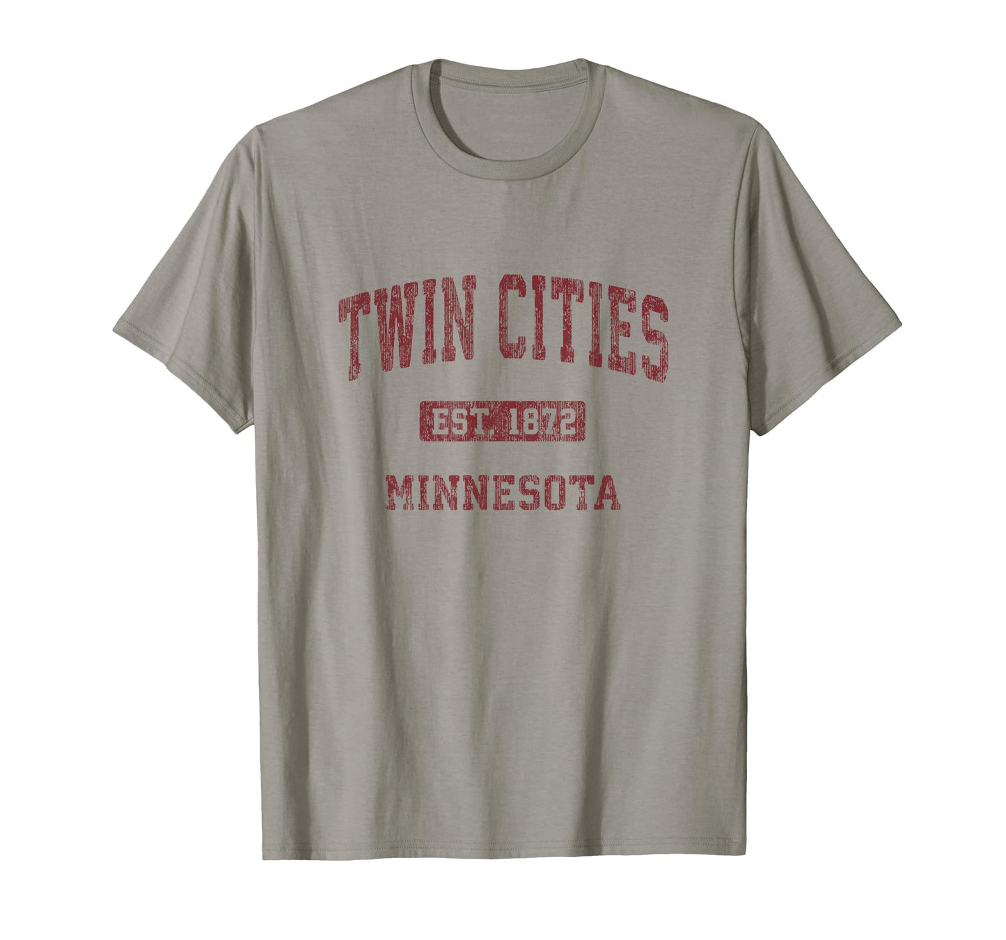 Twin Cities Minnesota MN Vintage Athletic Sports Design T-Shirt
