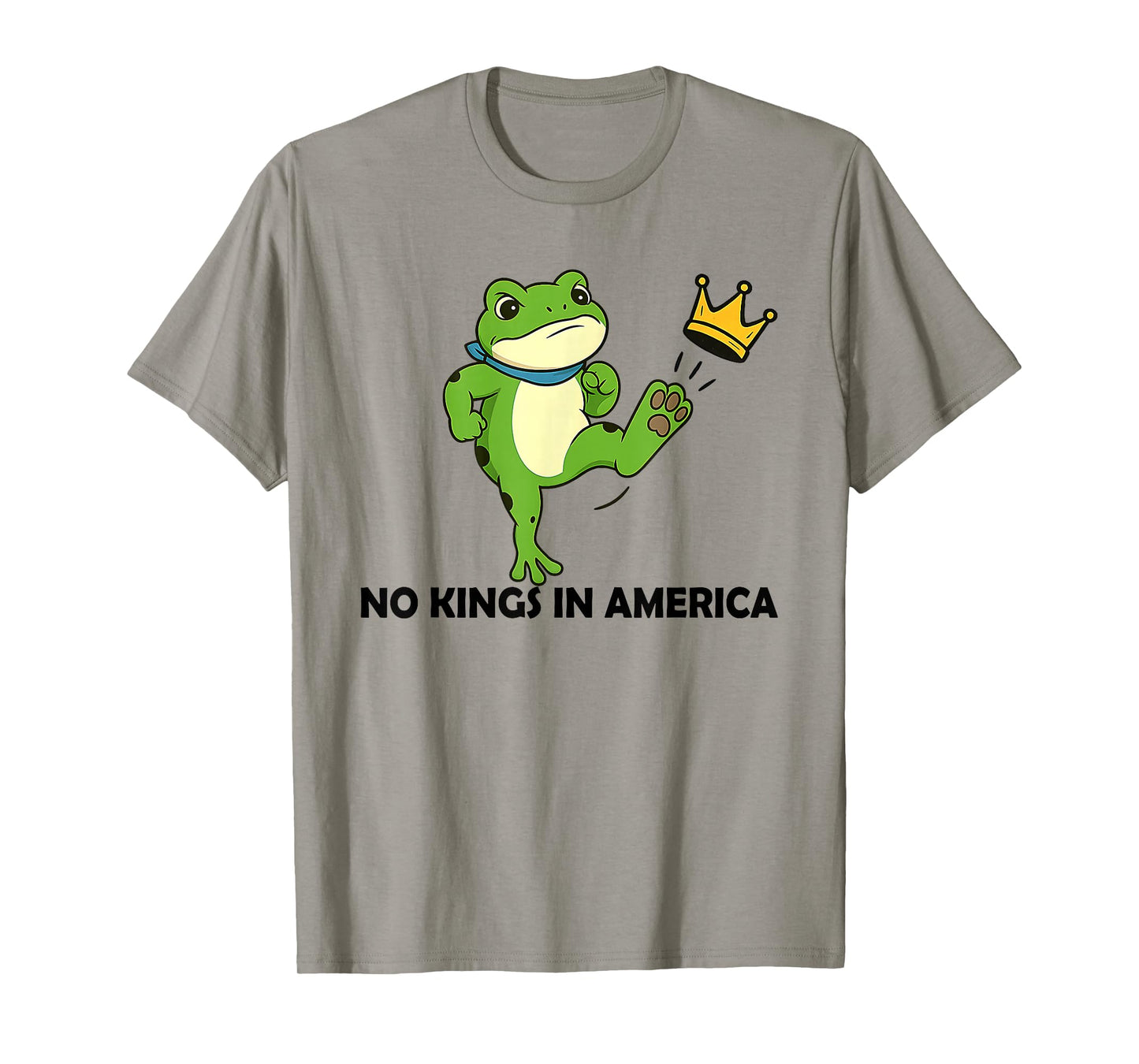 Frog No Kings in America We The People Political T-Shirt