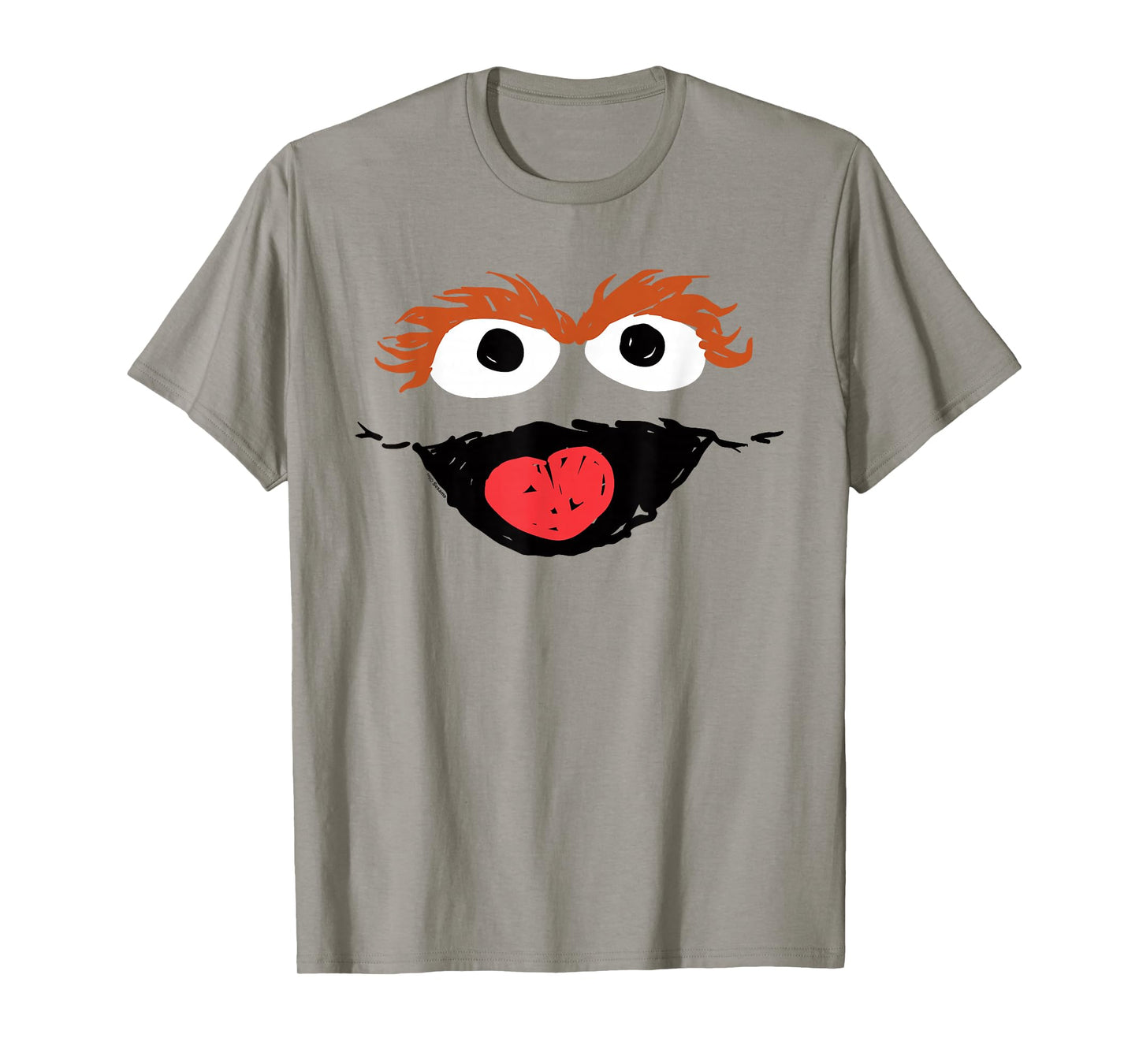 Sesame Street Oscar Crayon Sketch Halloween Costume T-Shirt