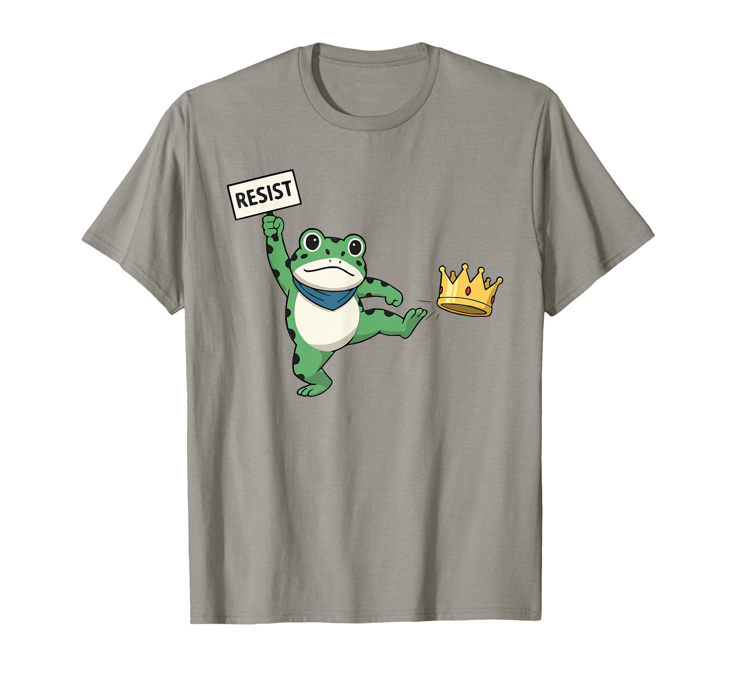 Resist Portland Frog Protest Slogan - No Kings Statement USA T-Shirt