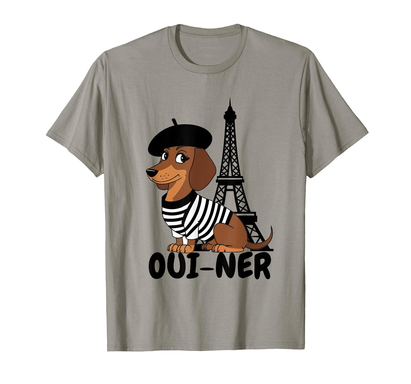 Oui-Ner Dog Funny Dachshund Wiener Sausage Ween Doxie T-Shirt