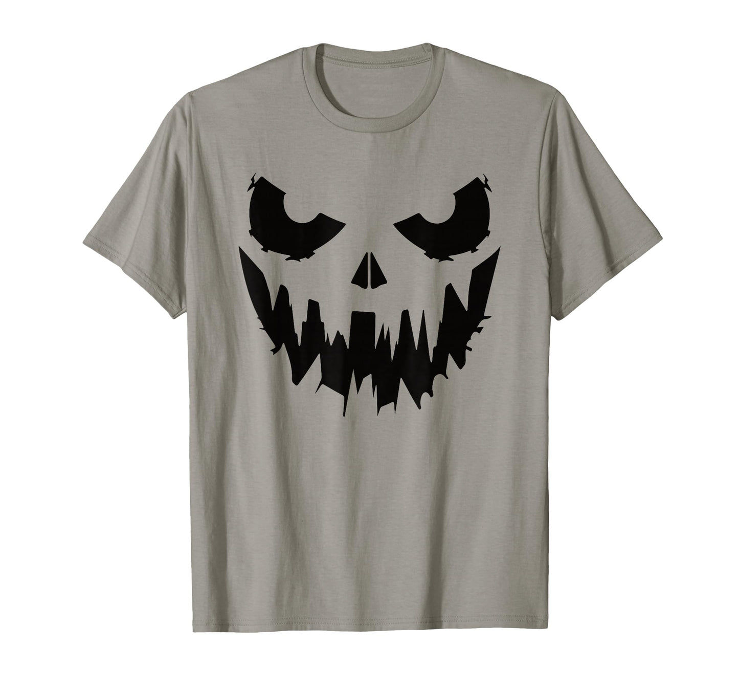 Scary Pumpkin Face Jack O Lantern Halloween Men Women Kids T-Shirt