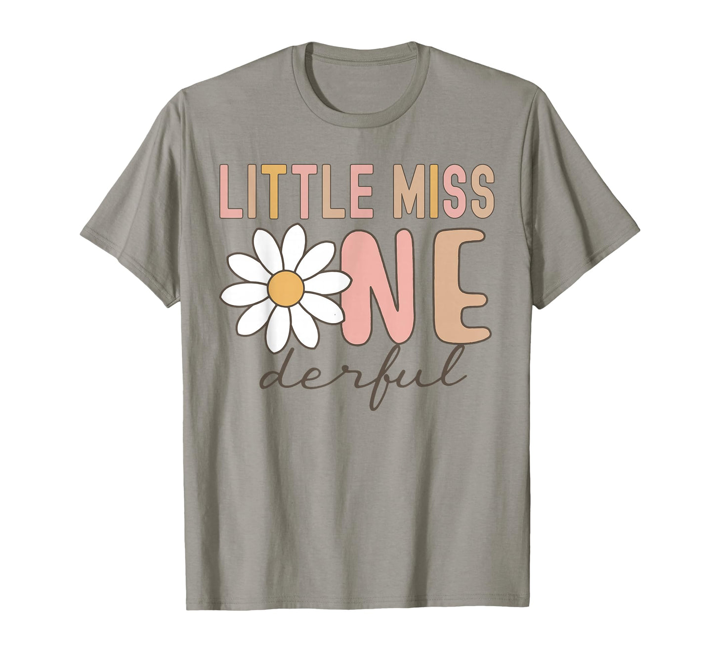 Little Miss Onederful First Birthday Daisy Family Matching T-Shirt