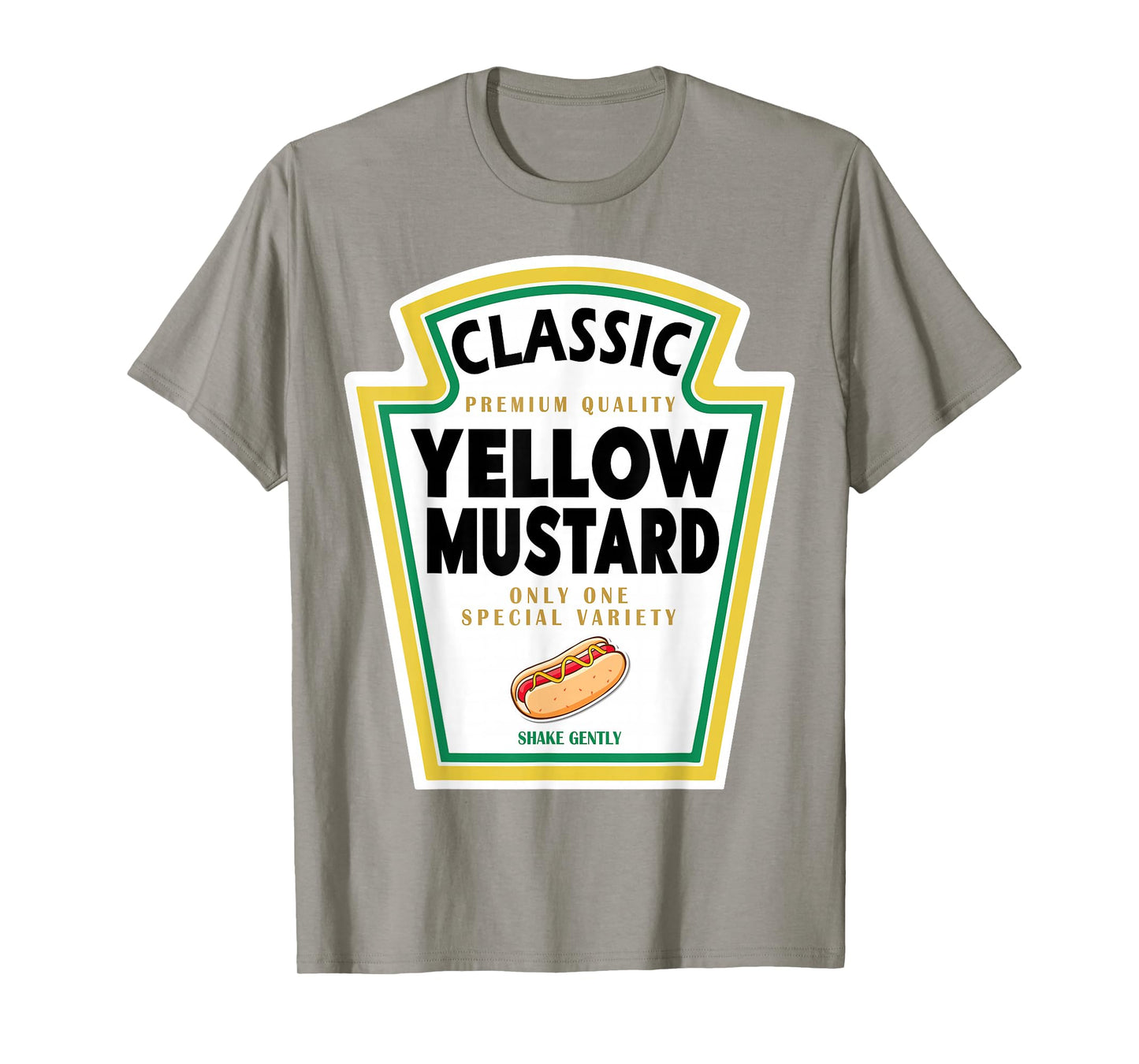 Yellow Mustard DIY Halloween Costume Matching Group Mustard T-Shirt