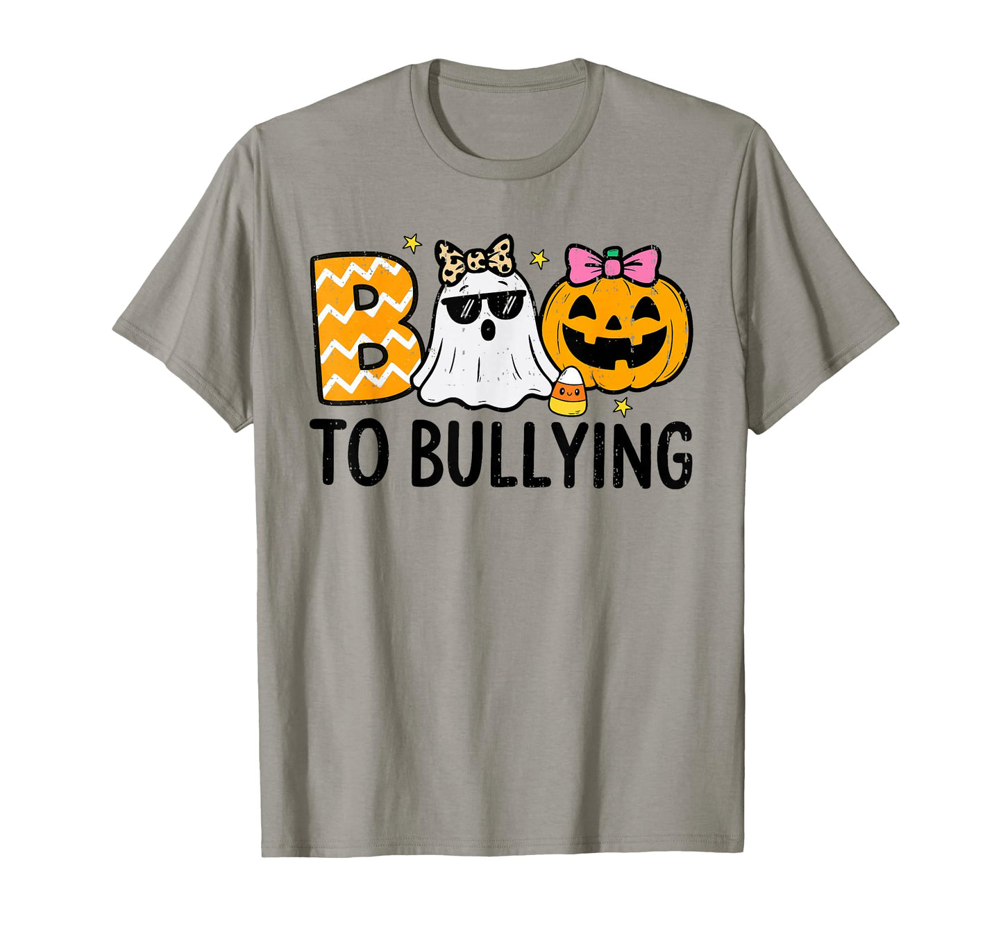 Unity Day Orange Ghost Boo Anti Bullying Halloween Teen Girl T-Shirt