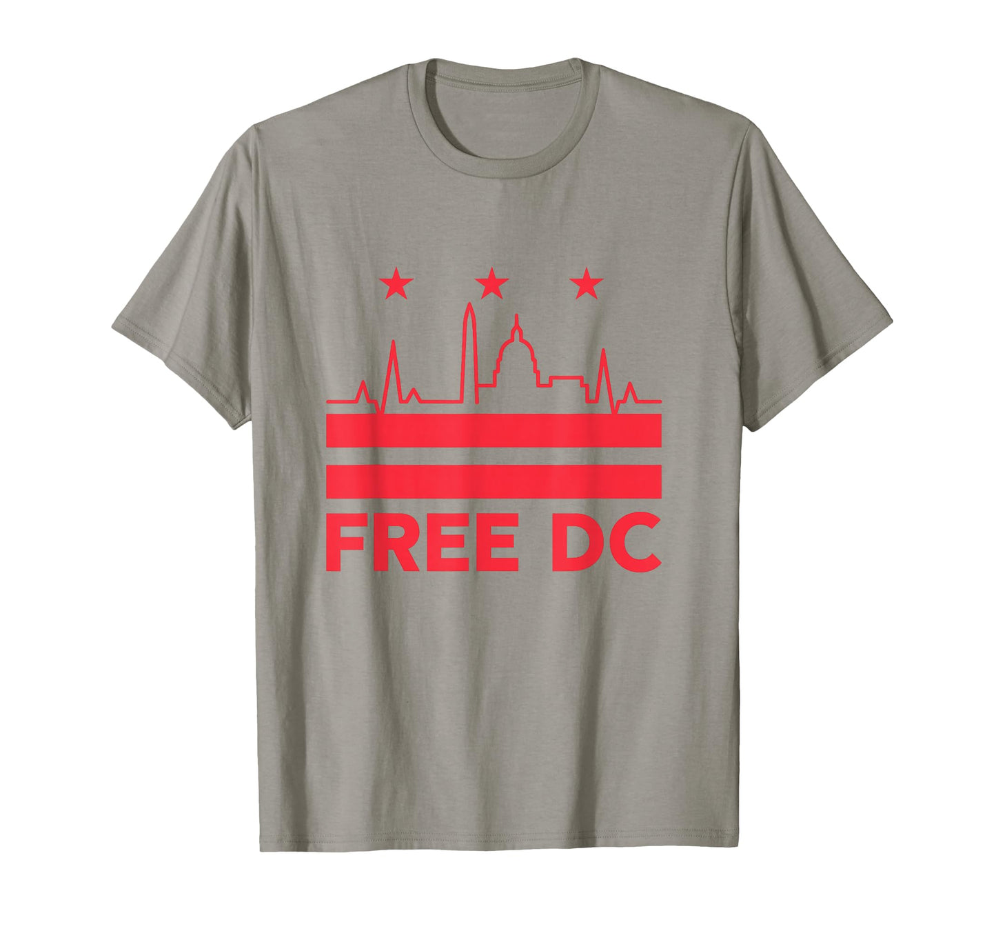 Vintage Free DC Washington Retro Protect Home Rule Quote T-Shirt