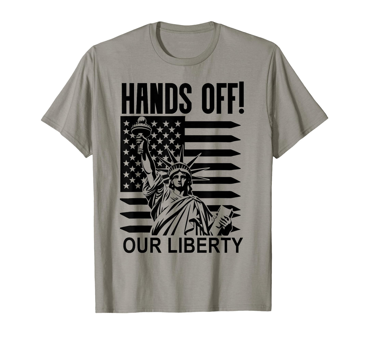 Hands Off Sign,Resist Political Protest Signs Hands Off Flag T-Shirt