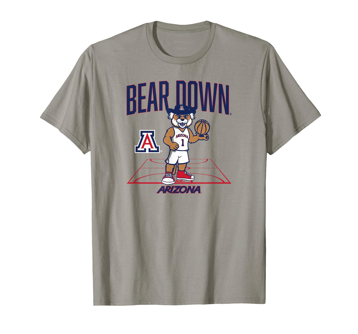 Arizona Basketball: Mascot Court T-Shirt