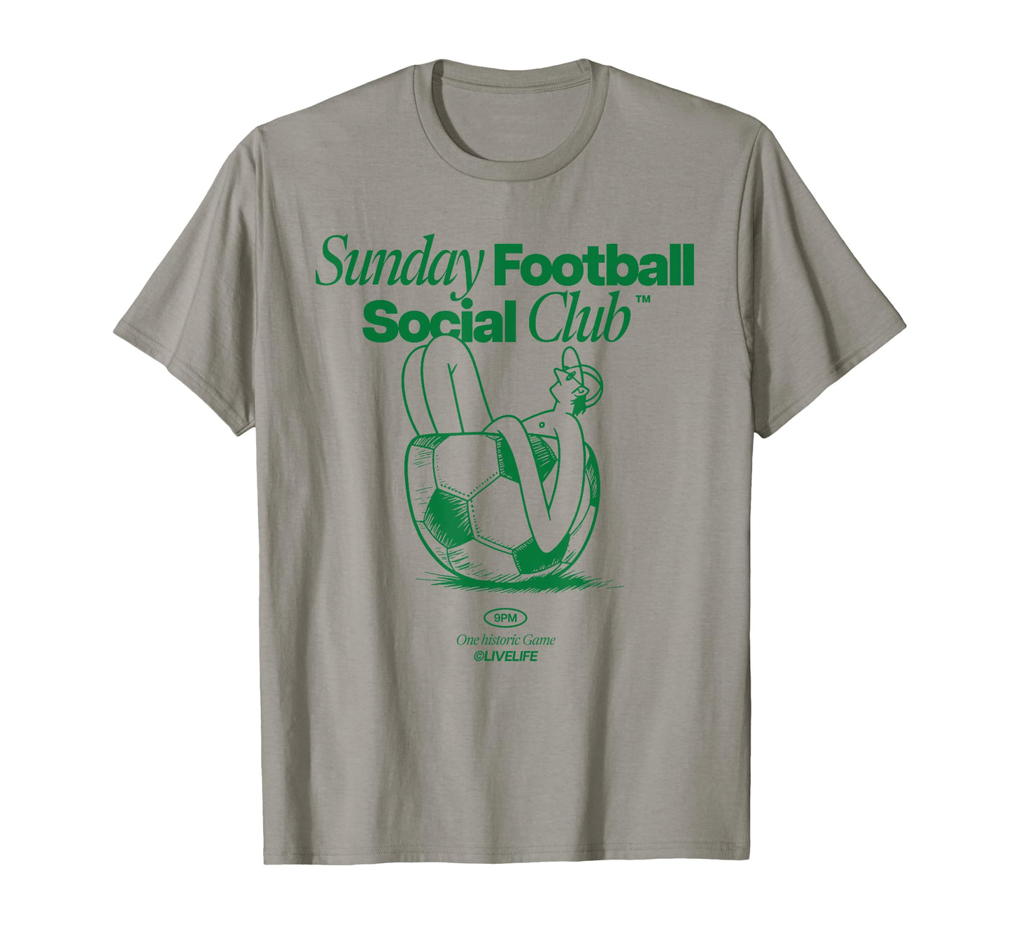 Sunday Football Social Club X Livelife β Football Sunday T-Shirt