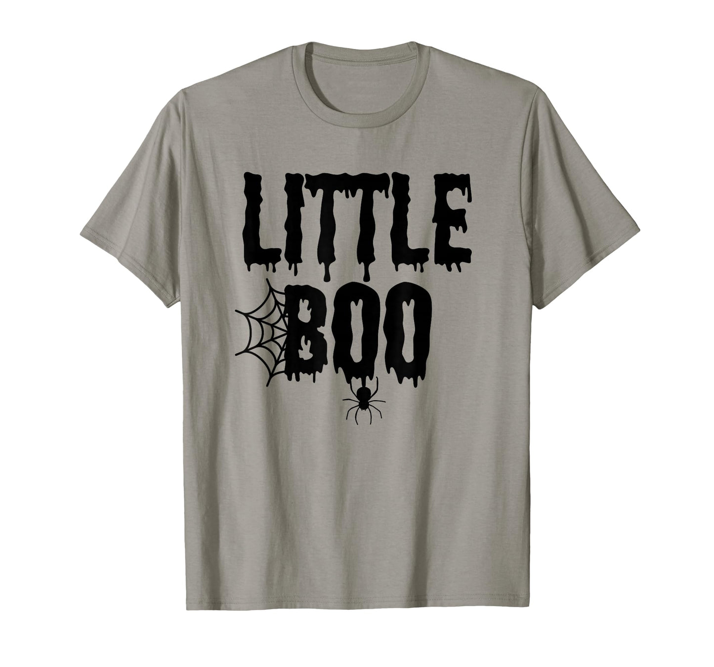 Little Boo Funny Halloween Shirt for Kids Costume Family T-Shirt