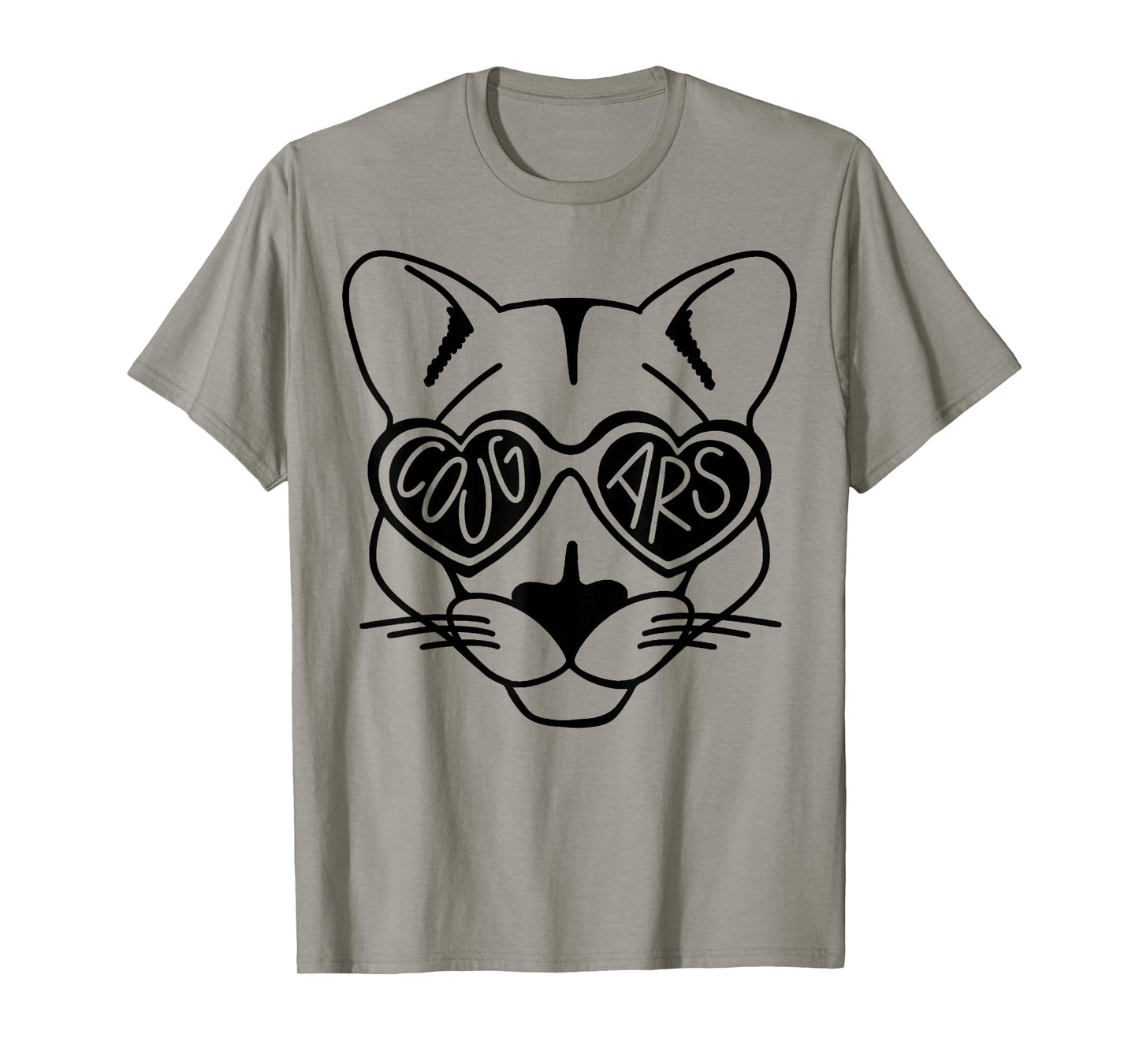 Cougars School Sports Fan Team Spirit T-Shirt