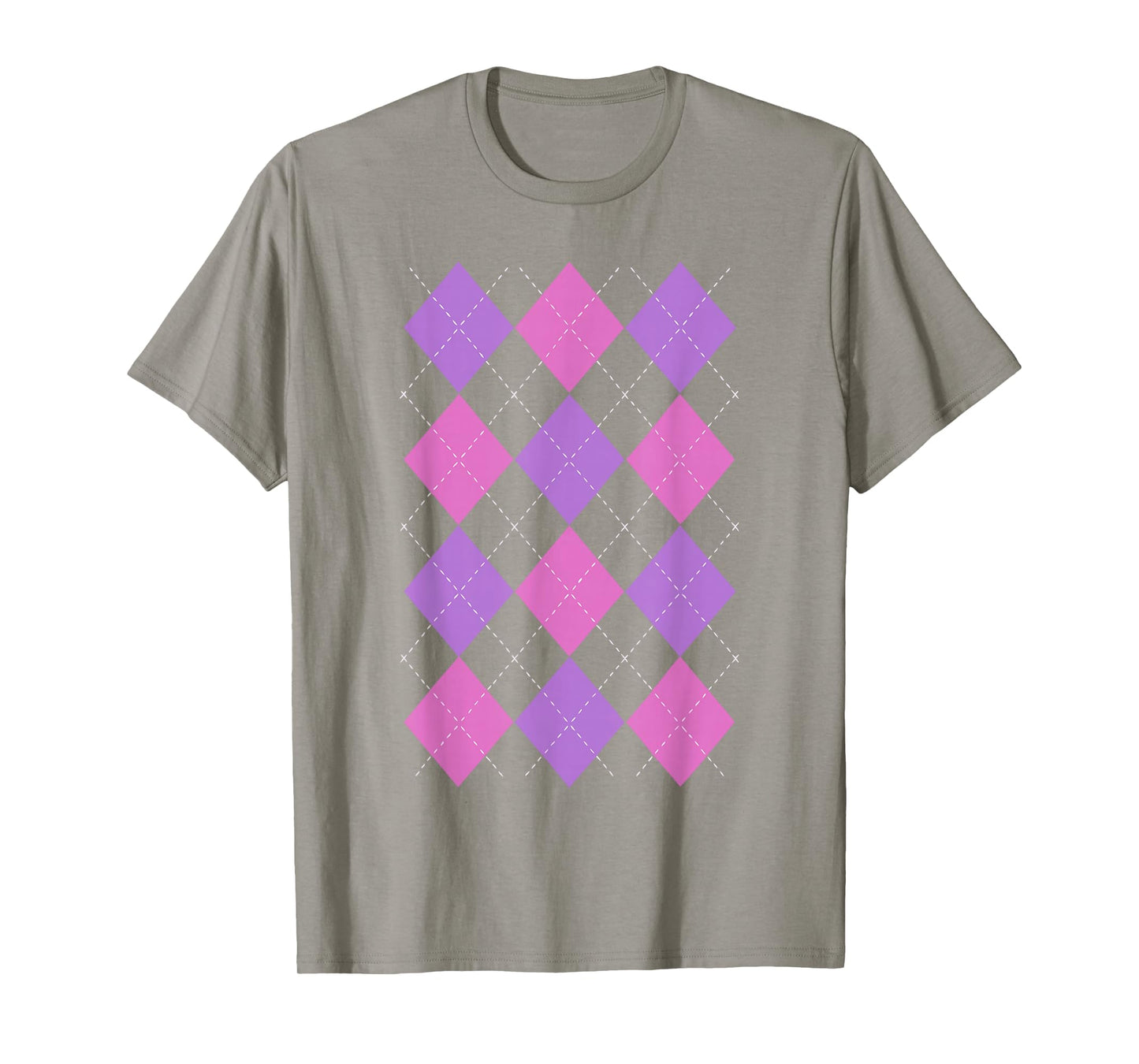 Kpop Baby Pink Color Argyle for Girls Kids Men Women K-Pop T-Shirt