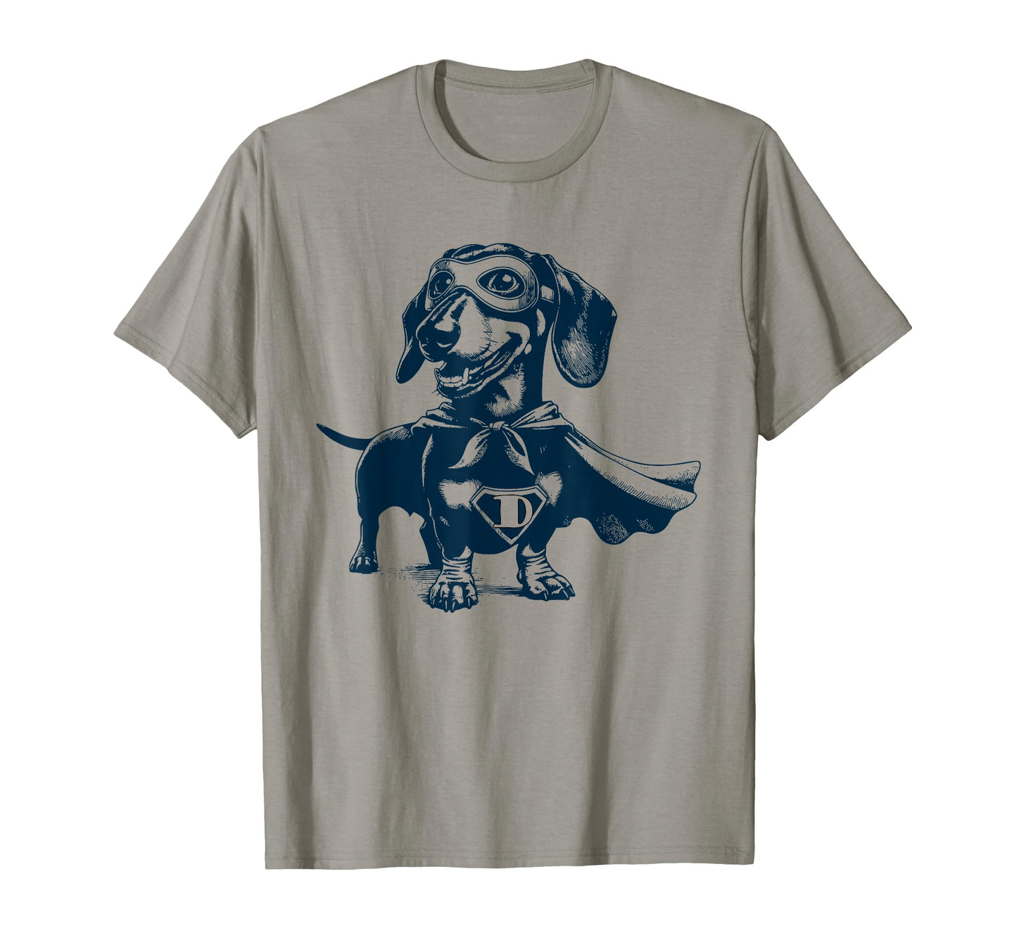 Super Weenie Hero β Dachshund with Mask and Cape T-Shirt