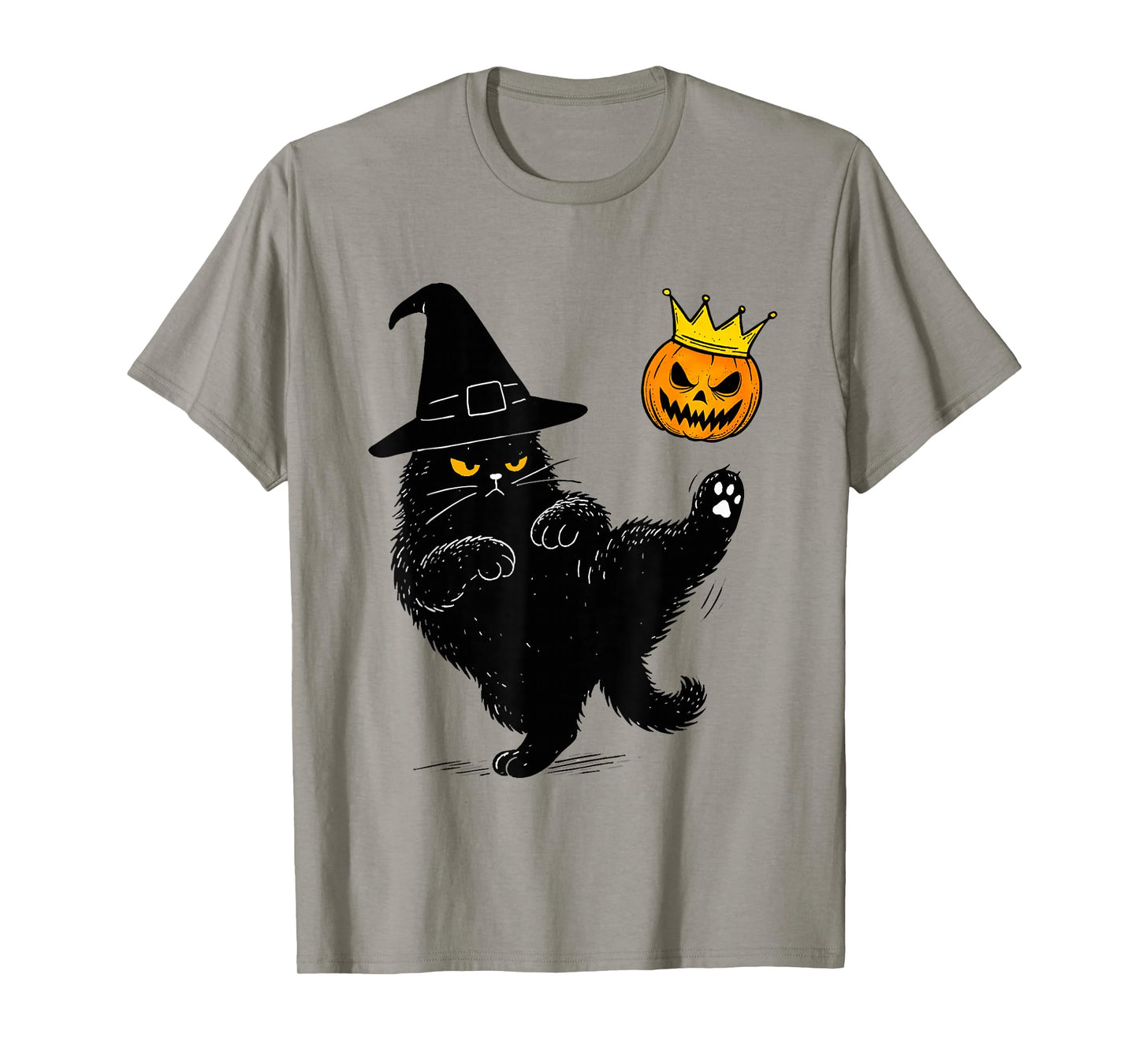 No Kings Halloween Cat T-Shirt