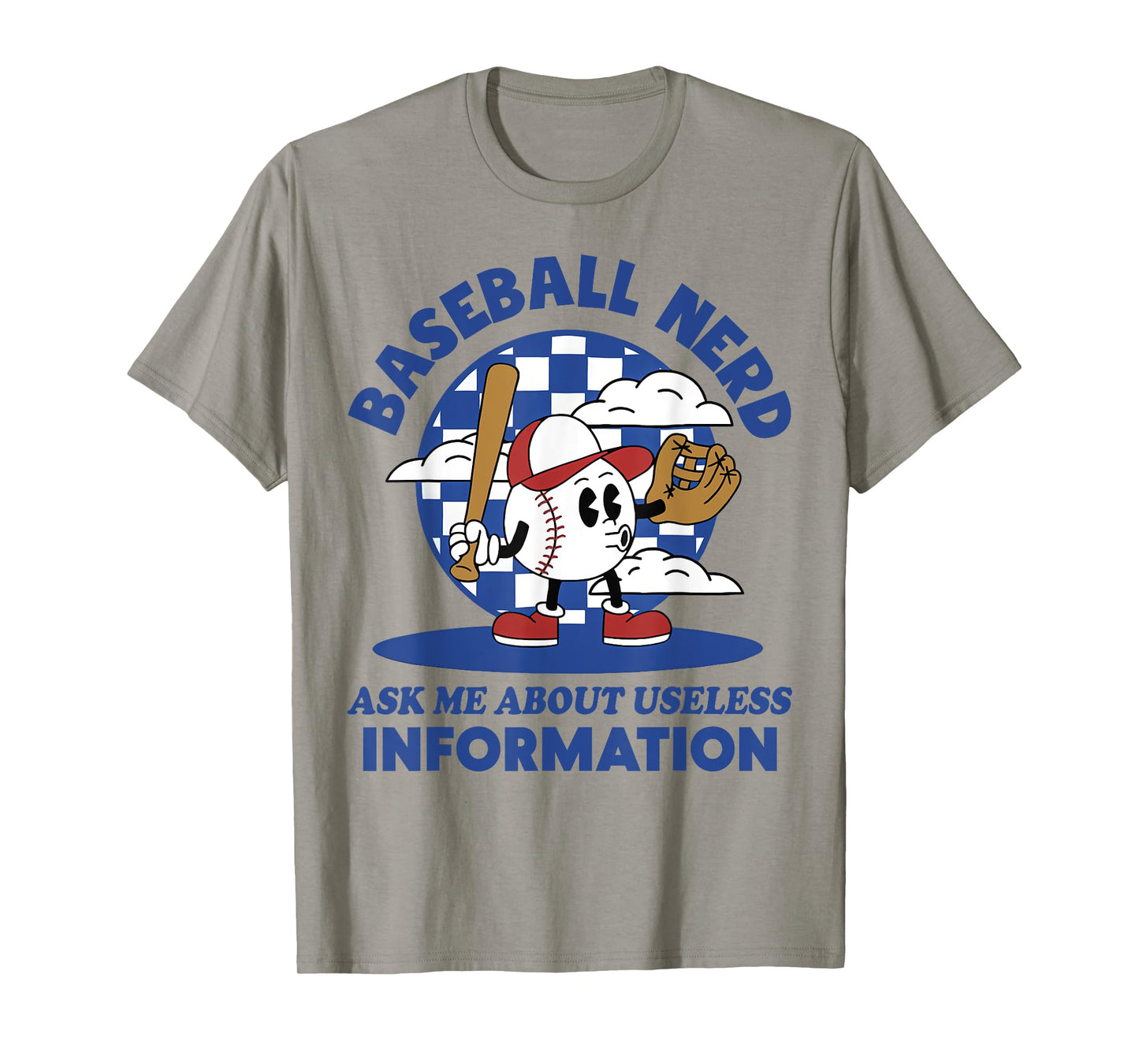 BaseballNerd Fun Ask Me About Useless Information Men Women T-Shirt