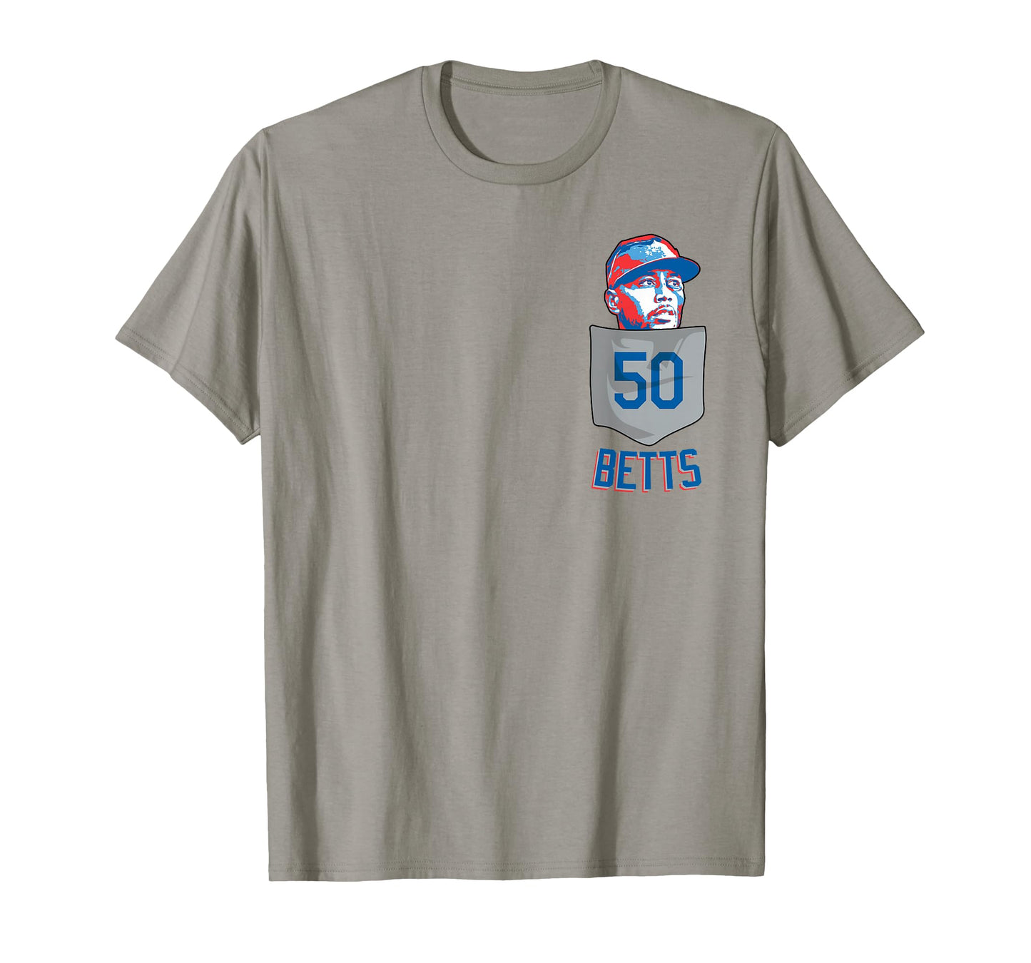 Mookie Betts Los Angeles Baseball Pocket Tee MLBPA T-Shirt