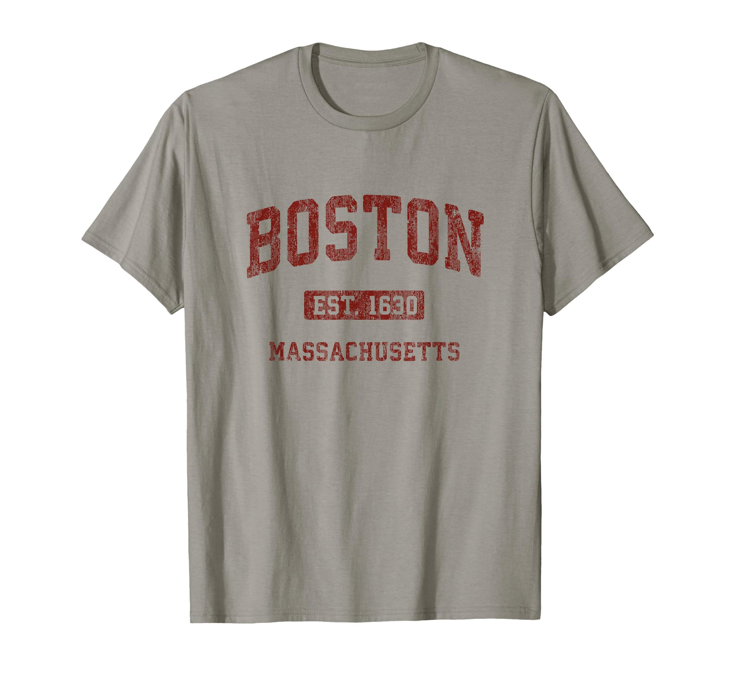 Boston Massachusetts MA Vintage Athletic Sports Design T-Shirt