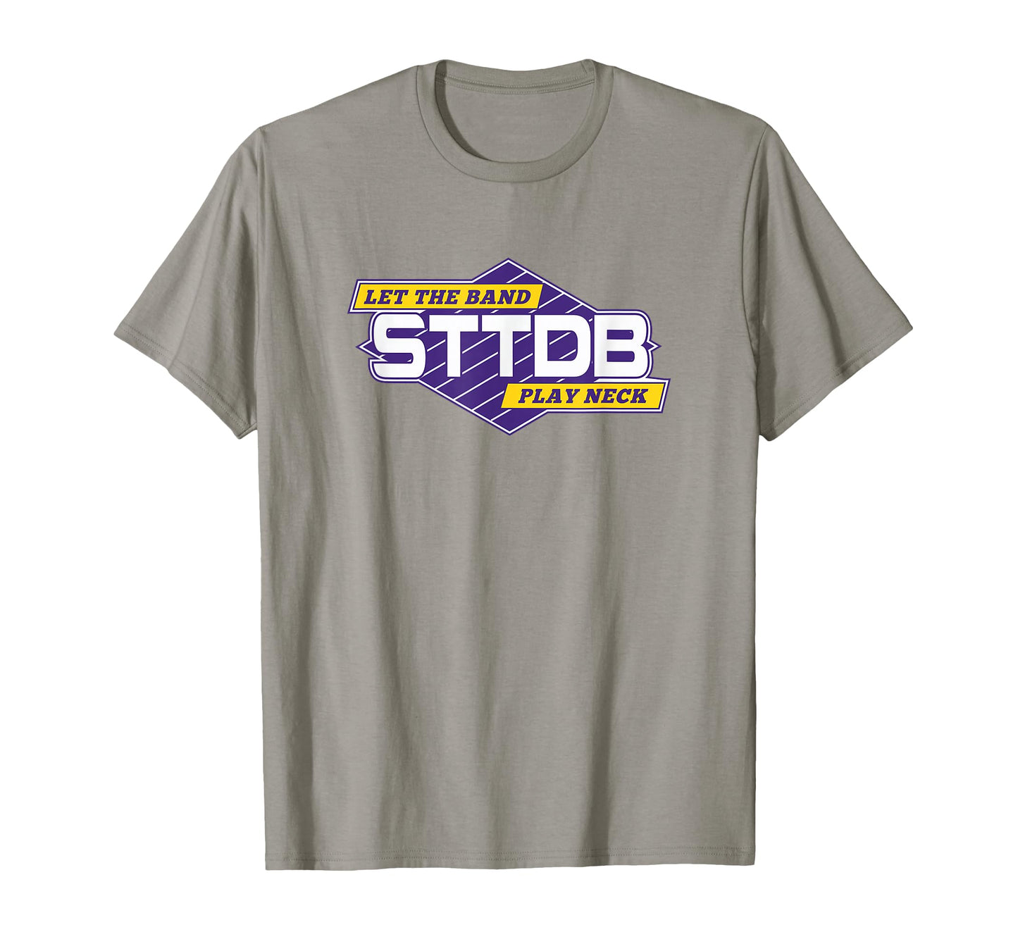 Retro STTDB Let the Band Play Neck Purple and Gold T-Shirt