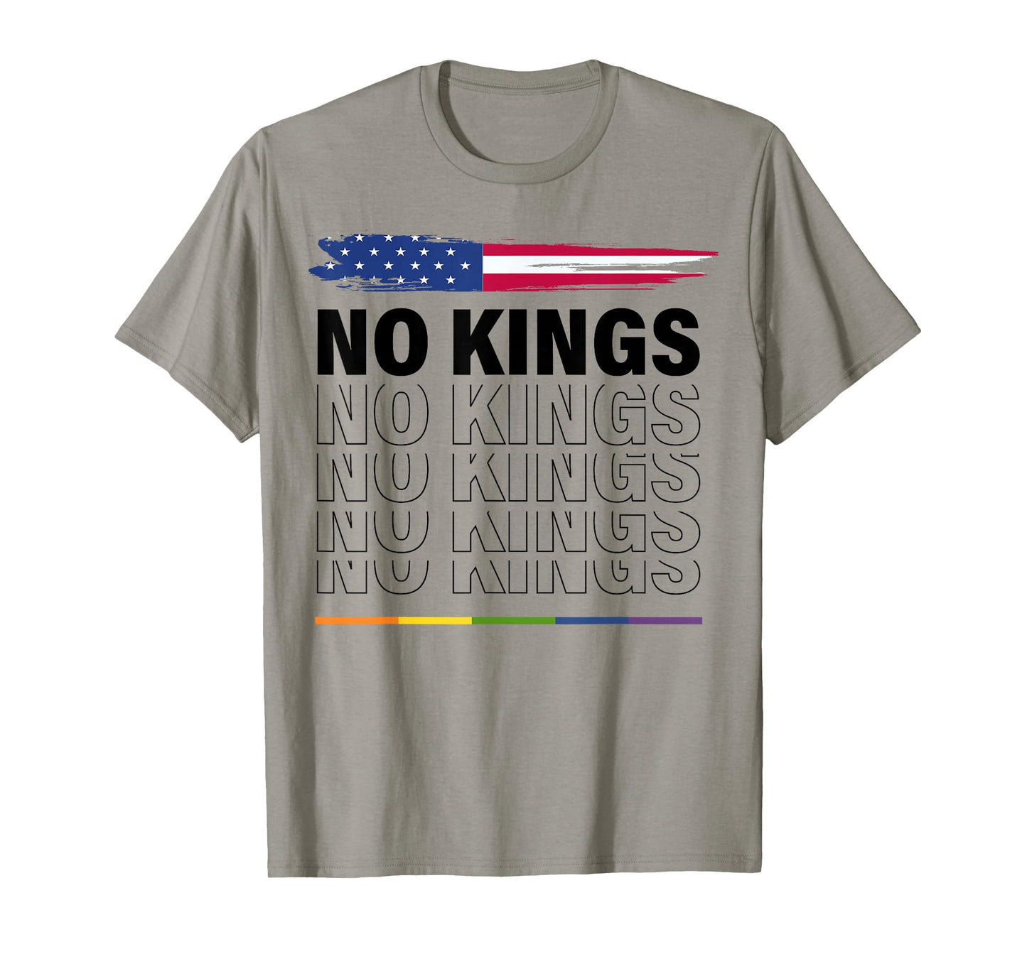 Yellow no Kings Day Shirt We The People No Kings T-Shirt