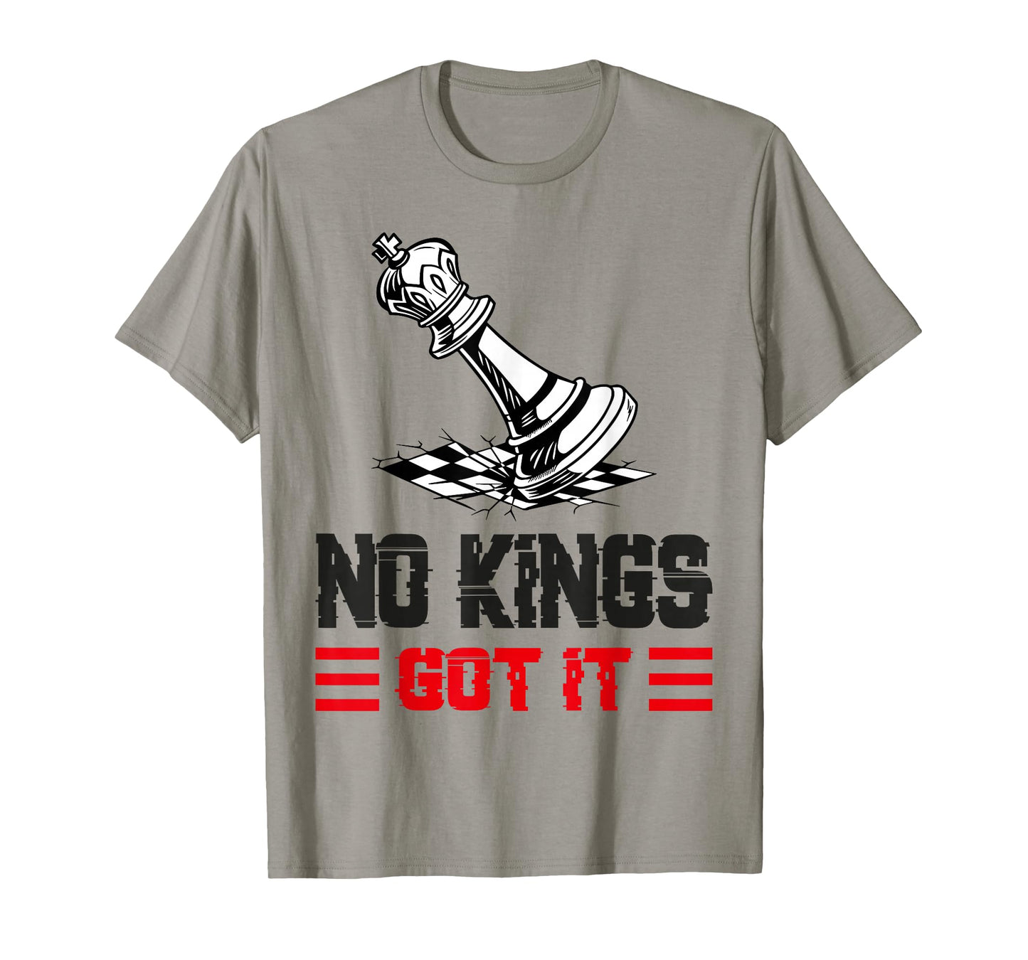 No Kings Got It Distressed Crown Streetwear Tee T-Shirt