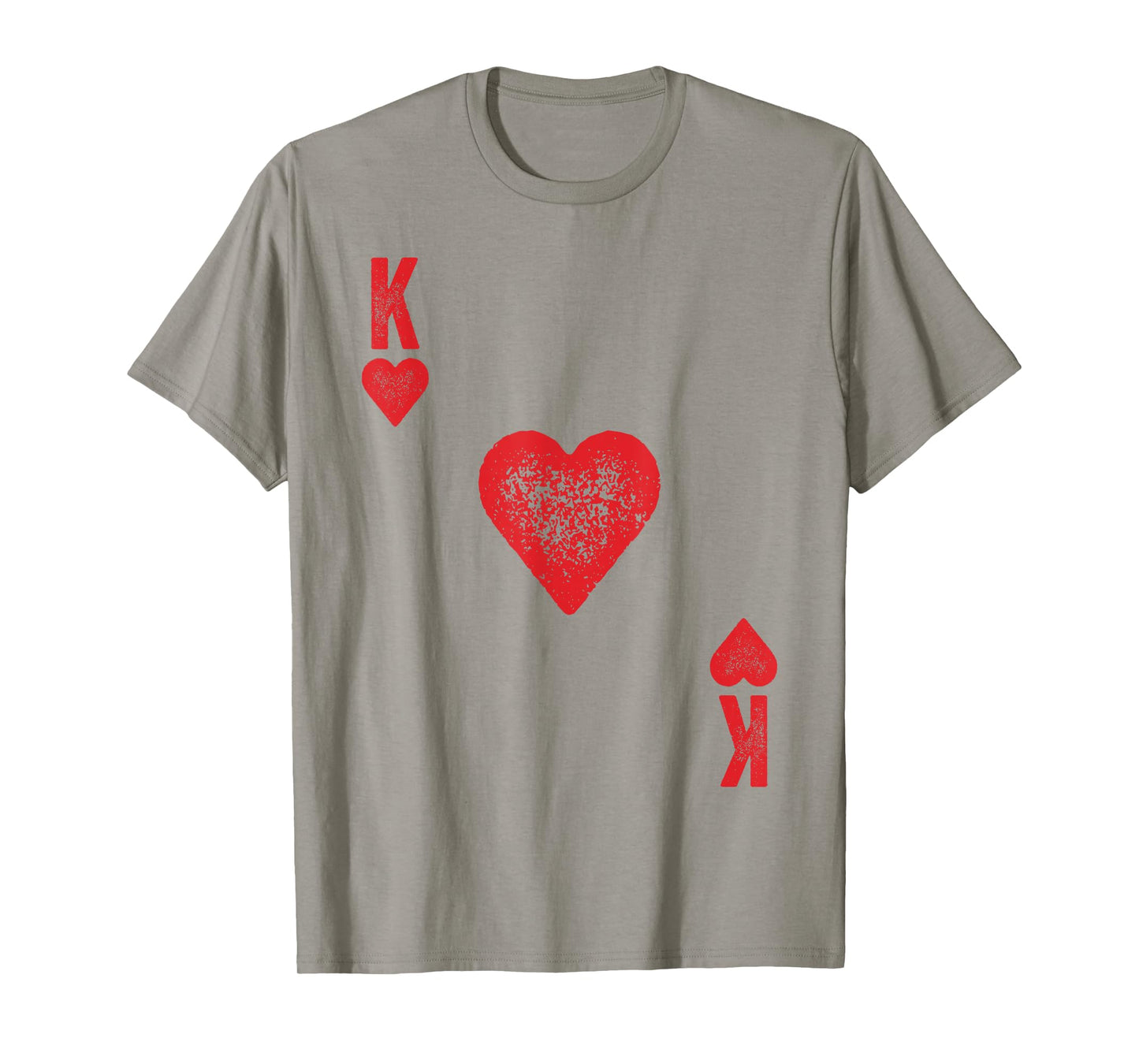 King of Hearts Shirt Adult Men Women Kids Card Costume T-Shirt