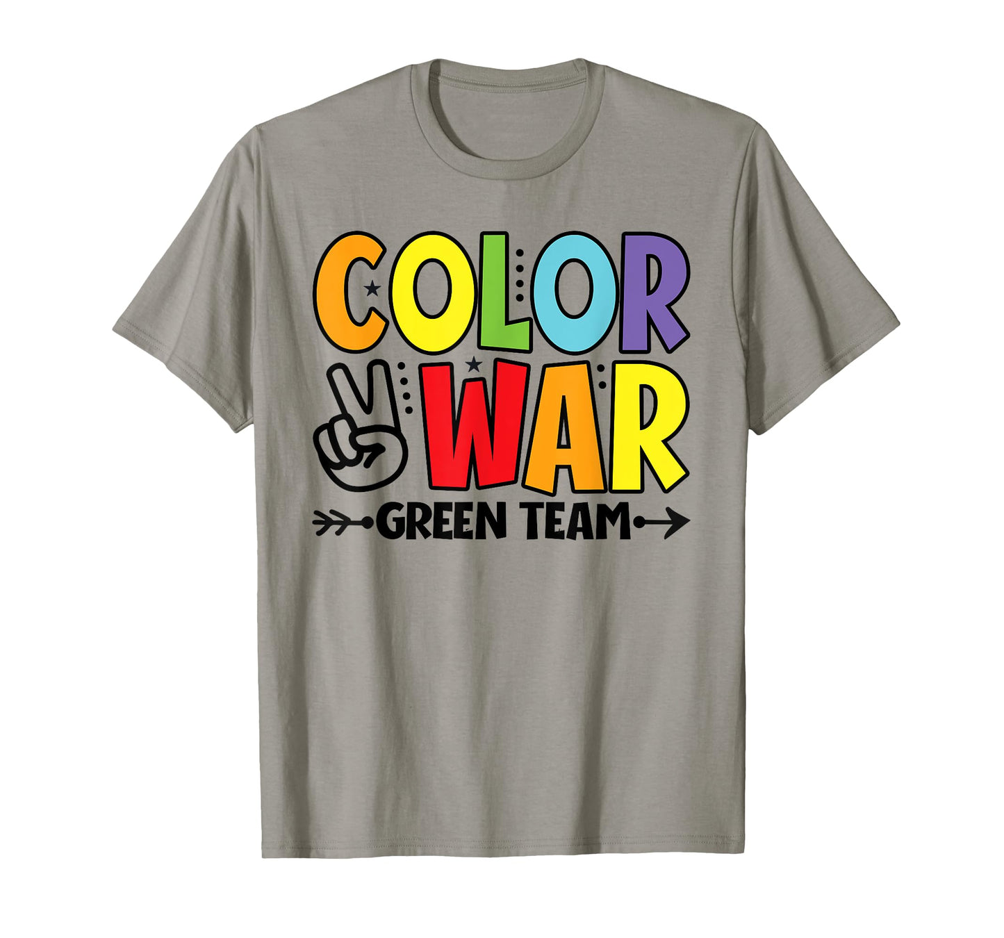 Color War Green Team Sleepaway Summer Camp Game T-Shirt