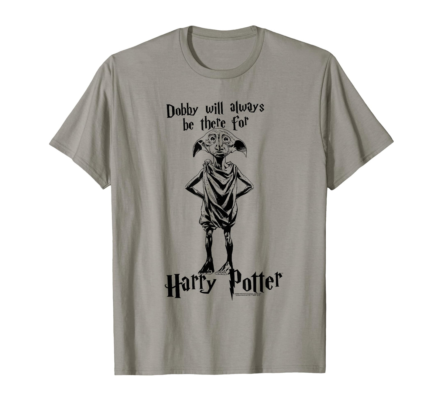 Popfunk Harry Potter Dobby Will Always Be There Unisex-Adults White T-Shirt