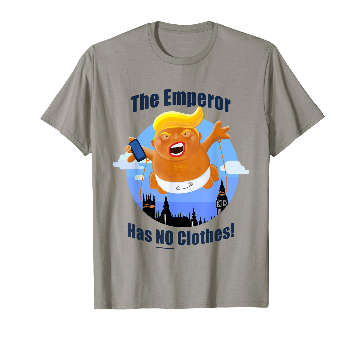Anti President Trump The Emperor Has No Clothes! T-Shirt