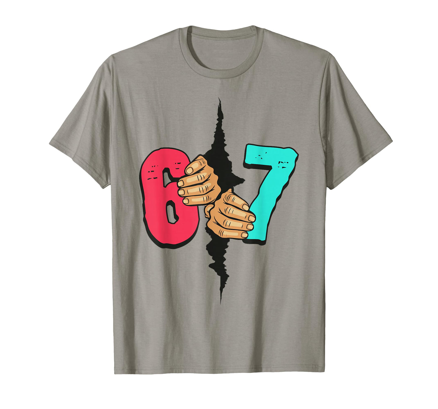 67 Meme Funny Six Seven Gen Alpha Slang Xmas 6 7 Halloween T-Shirt