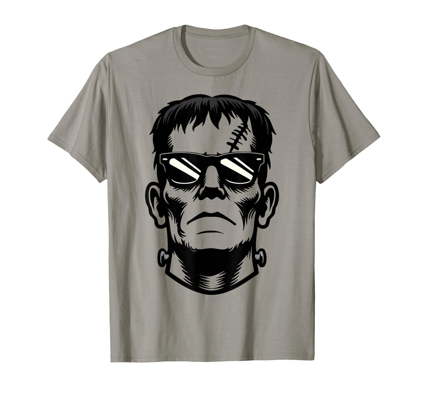Frankenstein Monster Wearing Sunglasses Halloween Costume T-Shirt