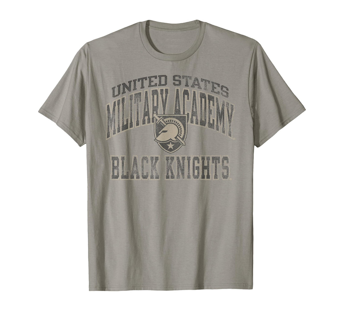 Army Black Knights Vintage Worn Gray Officially Licensed T-Shirt