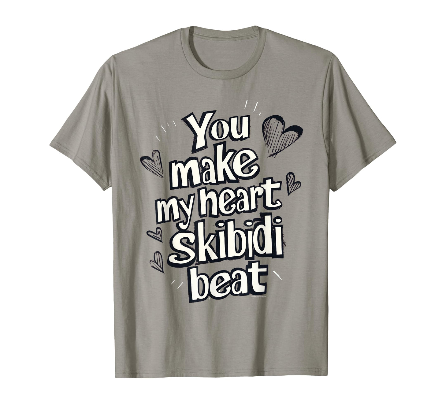Skibidi Valentines Day Heart Funny Boy Teen Tween Girl Guy T-Shirt