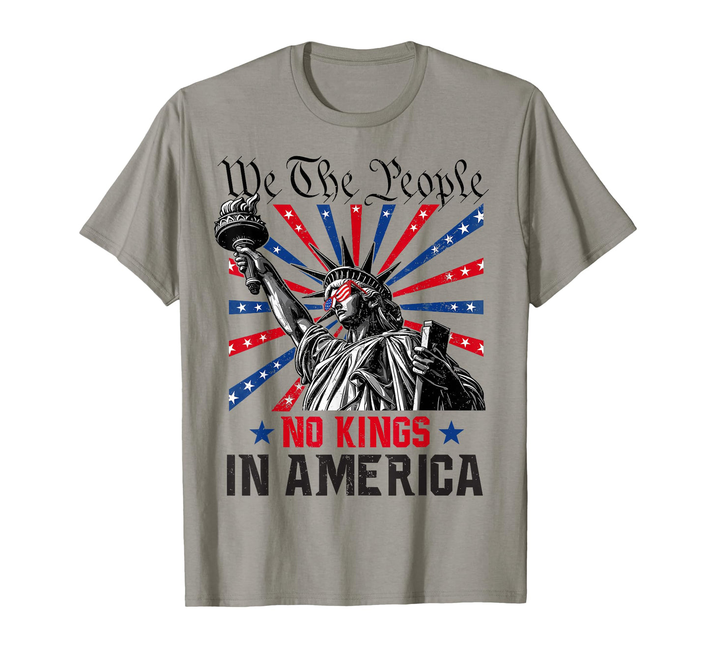 No Kings in America Since 1776 We The People USA Anti-Trump T-Shirt