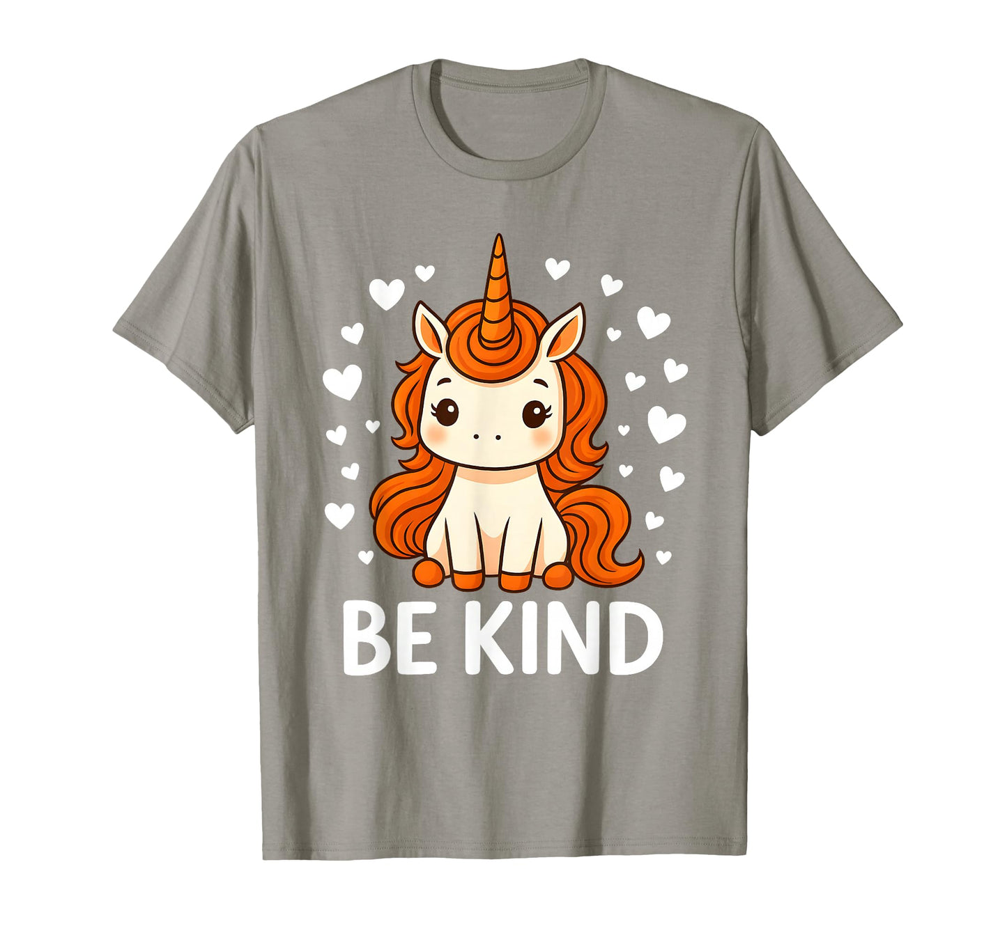 Cute Unicorn Kids Be Kind Anti Bullying Unity Day Orange T-Shirt