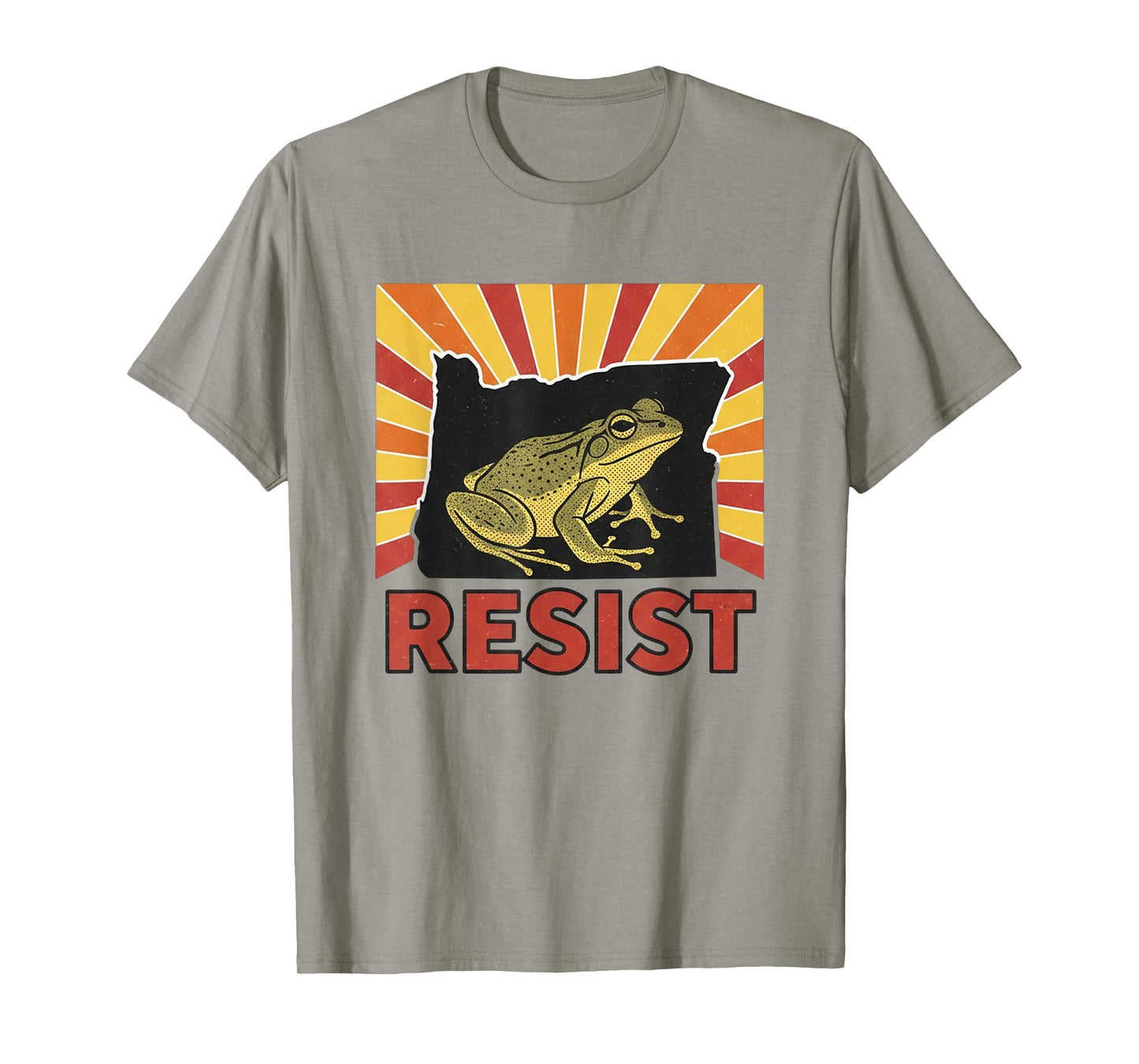 Portland Frog Protest Shirt Funny Portland Frog T-Shirt