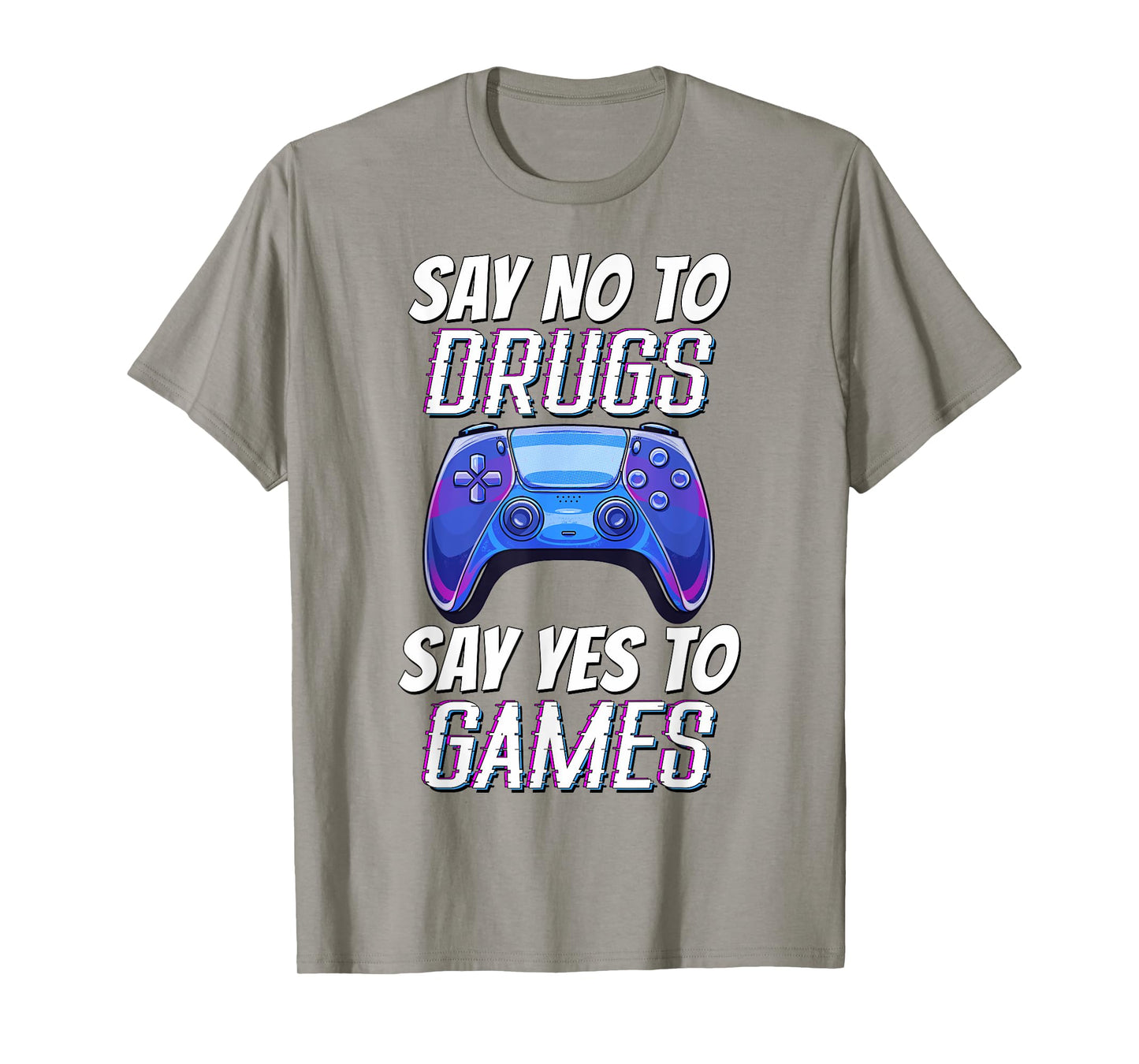 Kids Red Ribbon Week Awareness Say no to Say Yes to Games T-Shirt