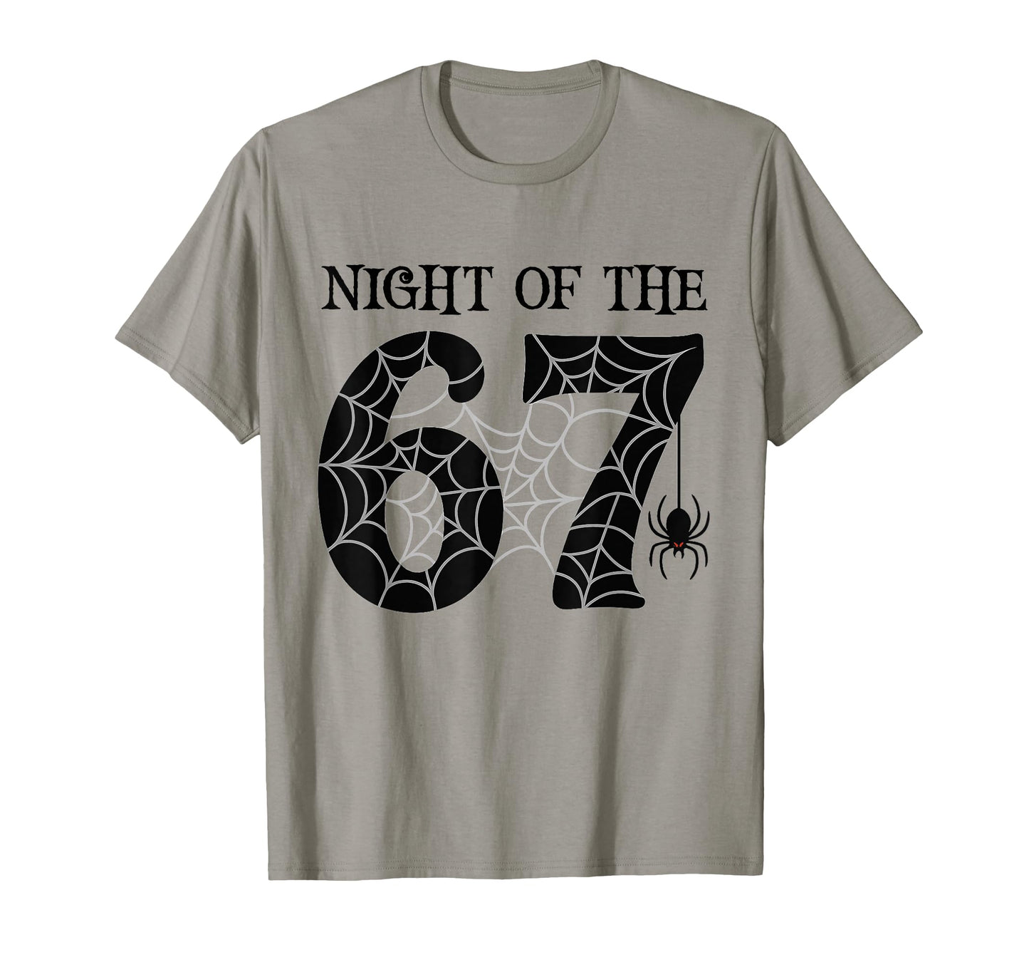67 Meme Halloween Night Spider - Six Seven Gen Alpha Z T-Shirt