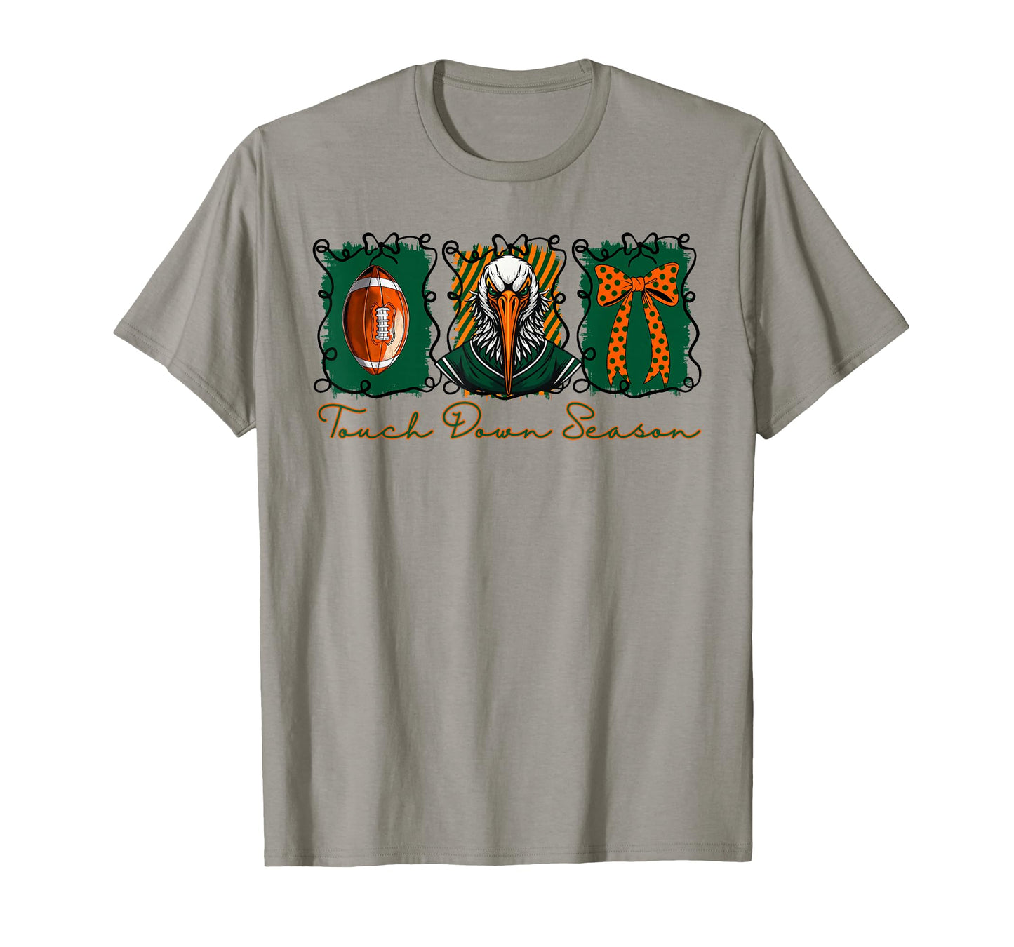 Hurricanes Football Game Day School Mascot Team Spirit T-Shirt