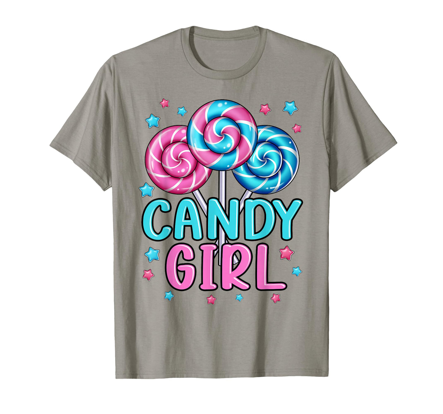 Cute Lollipop Candy Design for Women Girl Toddler Kids T-Shirt