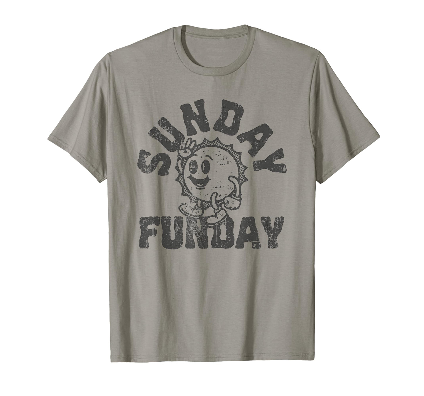 Fun Sunday Football Funday Cute Vintage Sun T-Shirt