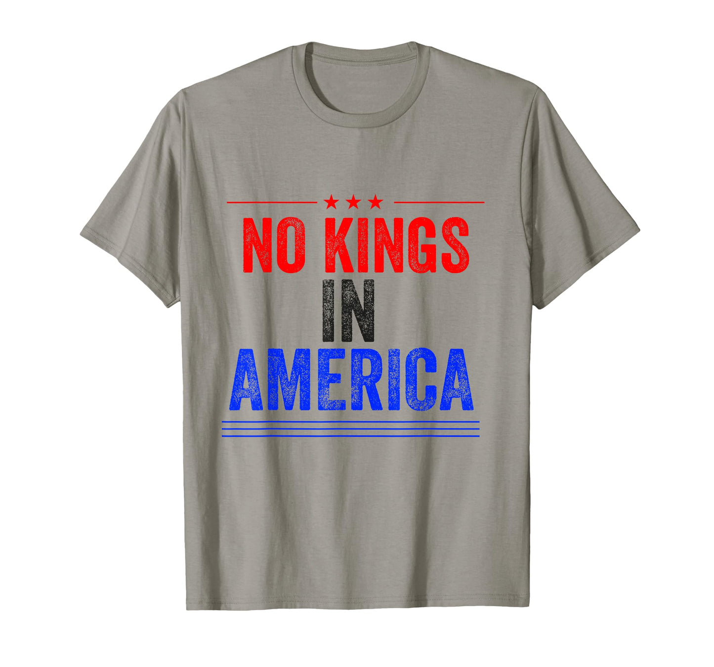 No Kings in America flag Protest Save Democracy T-Shirt