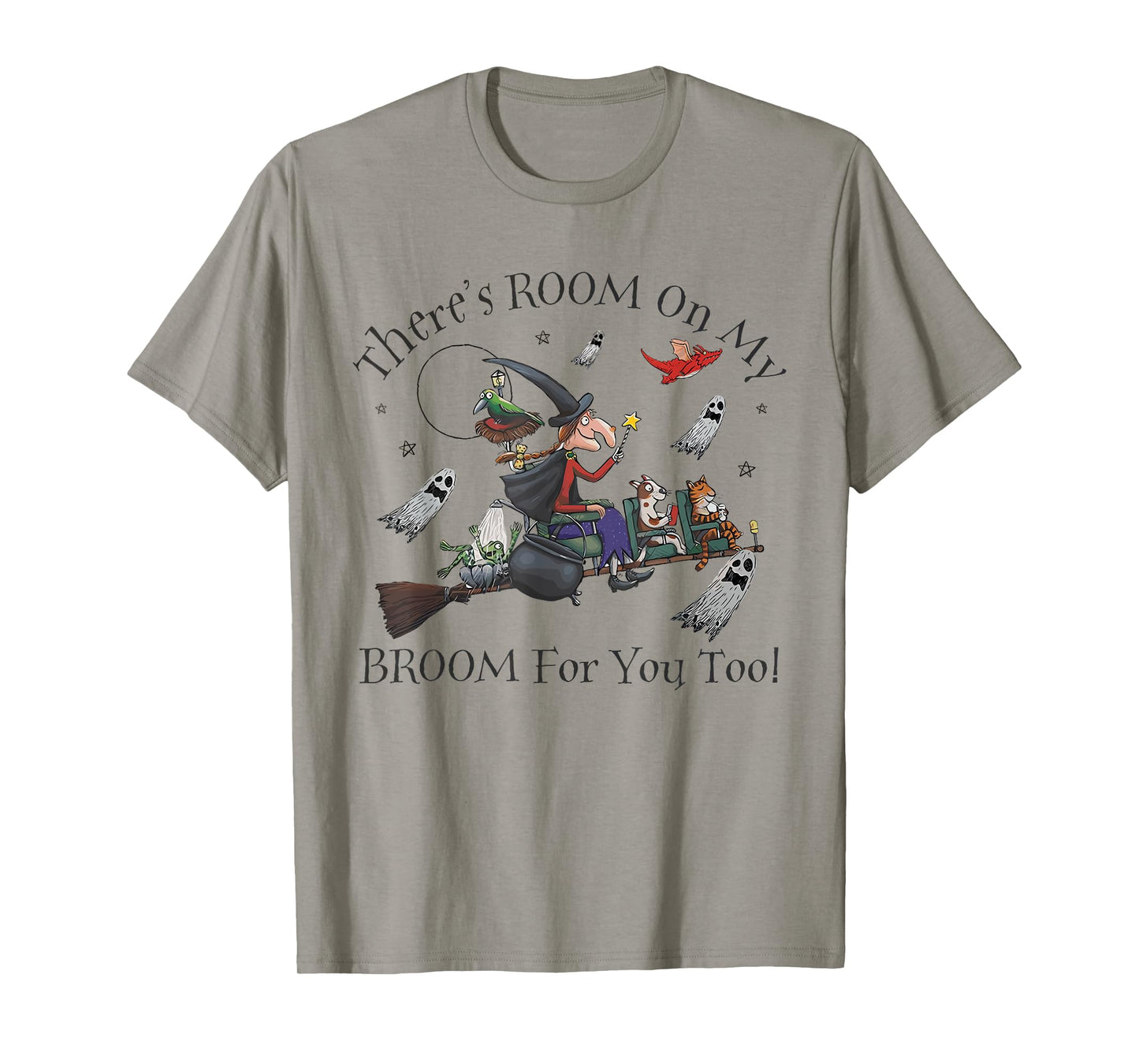 Halloween There's Room On My Broom For You Too Teacher T-Shirt