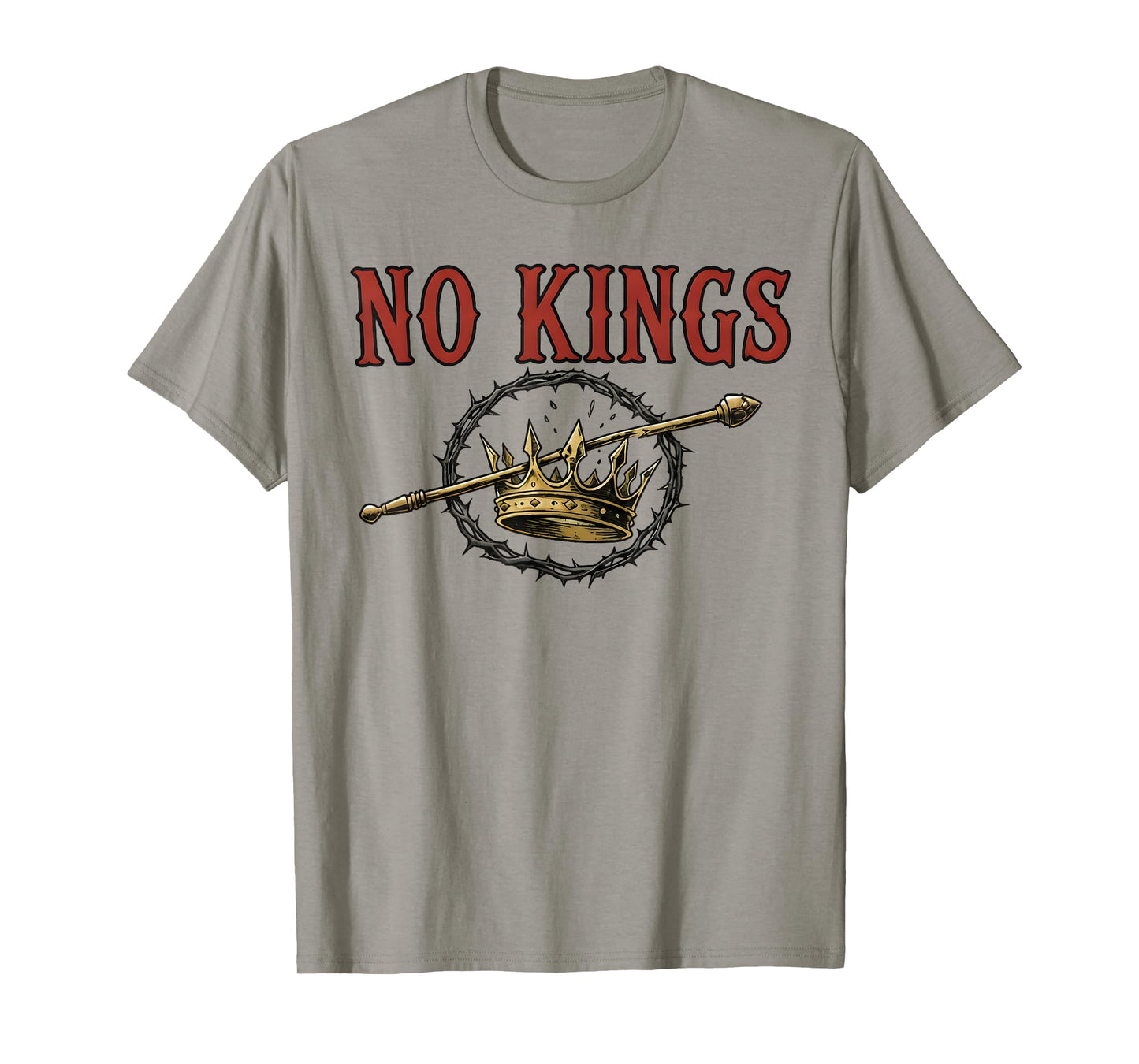 Vintage Anti-Monarchy Save Democracy No Kings T-Shirt