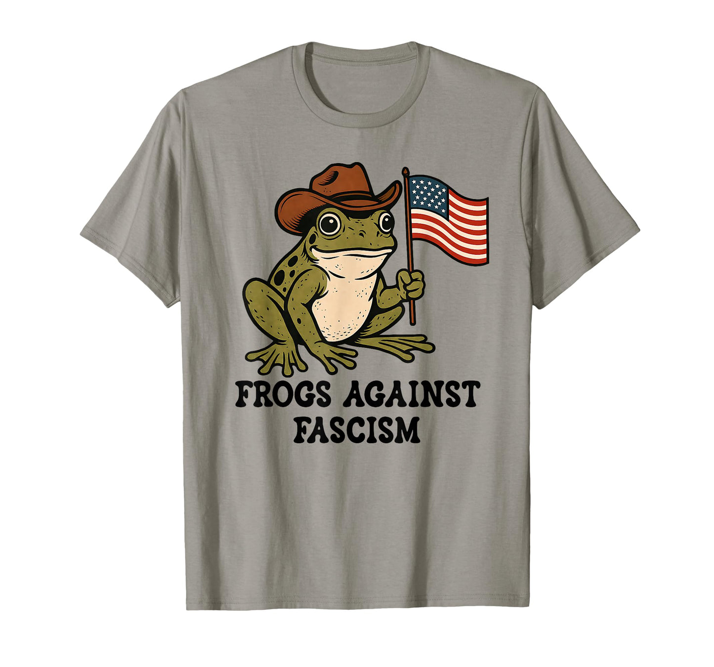 Frogs Against Fascism Anti-Fascism Frog Off to Fight Fascism T-Shirt
