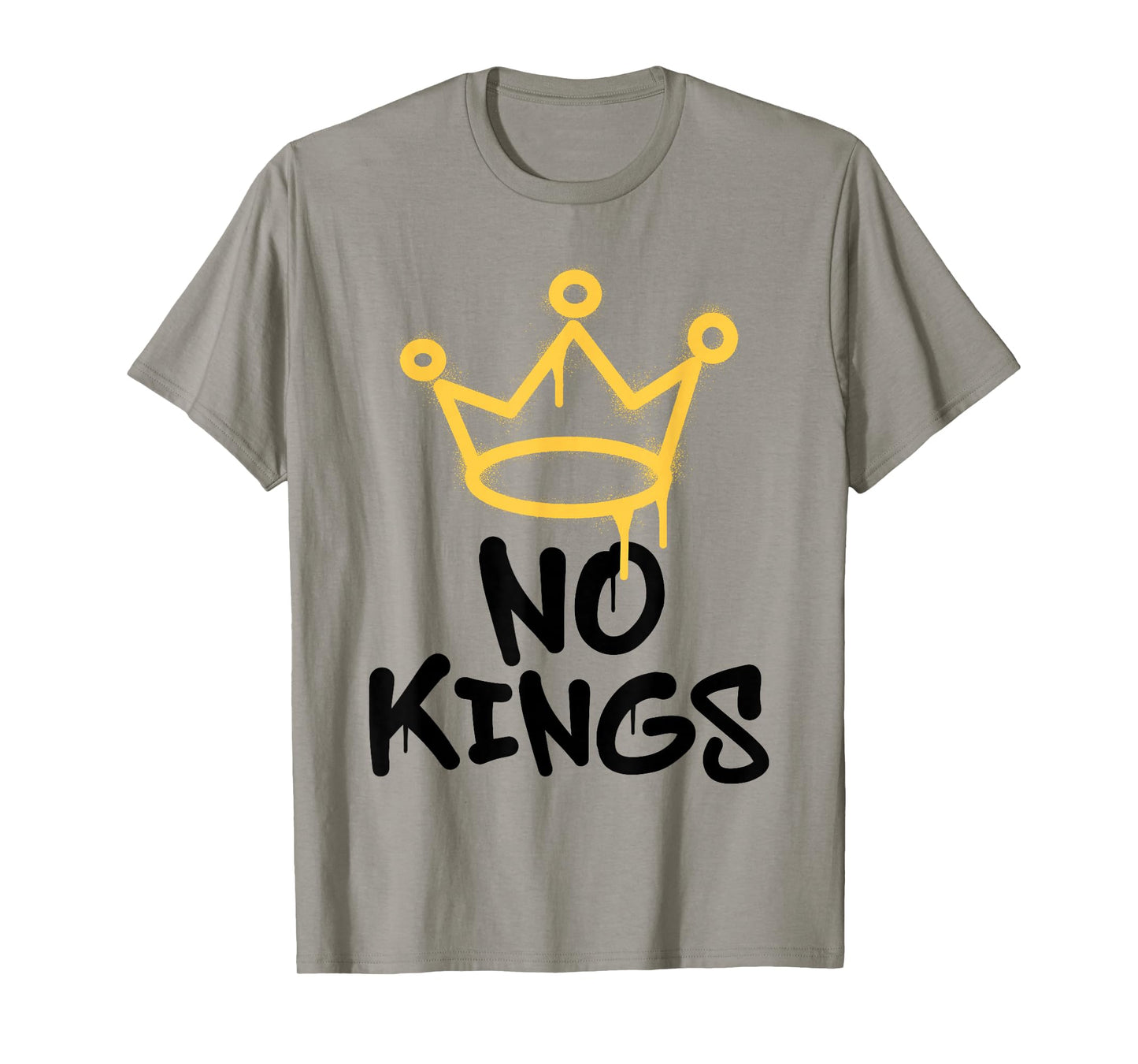 No Kings Day 2025 Protest Sign Grunge Nope Men Women Kids T-Shirt