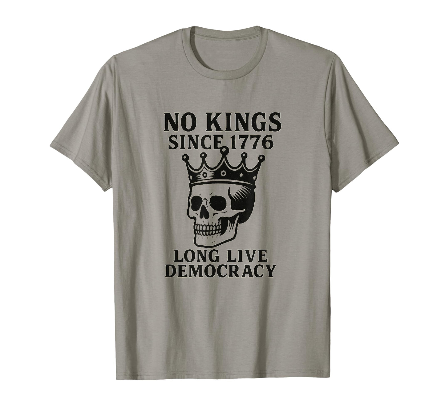 No Kings Since 1776 โ Patriotic Pro-Democracy Design T-Shirt