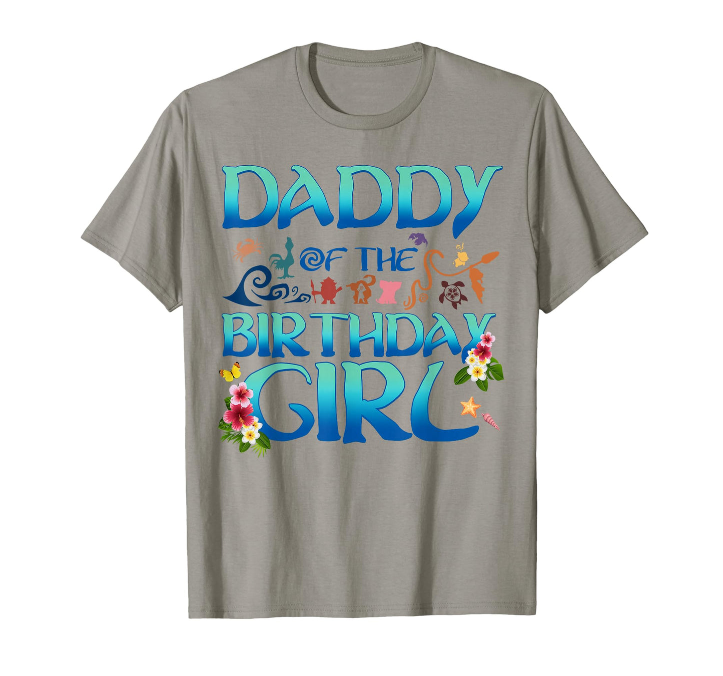 Daddy Of The Birthday Girl Matching Oceania Adventure Family T-Shirt